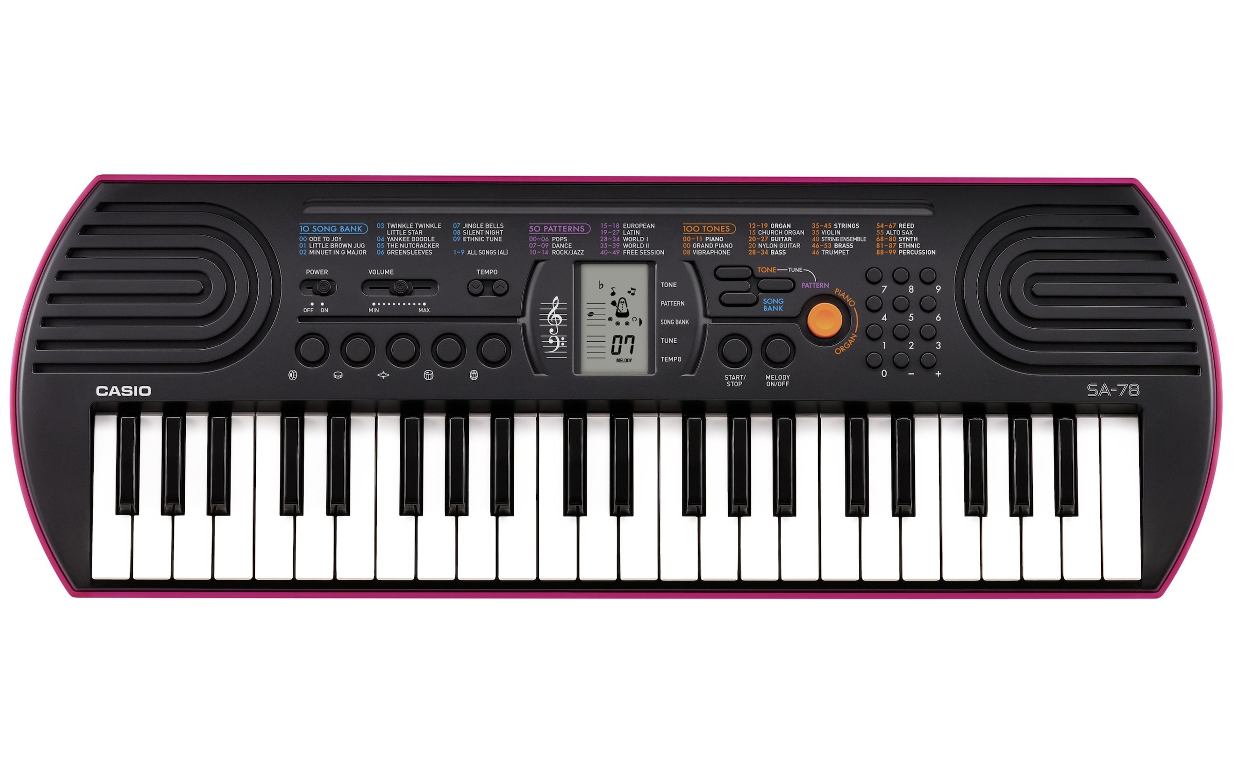 CASIO Keyboard »Mini-Keyboard SA-78«, mit 44 Minitasten