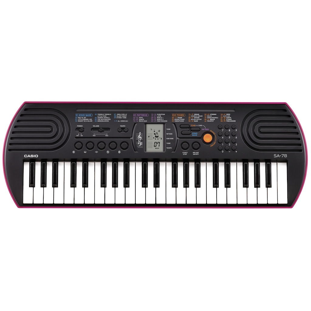 CASIO Keyboard »Mini-Keyboard SA-78«, mit 44 Minitasten