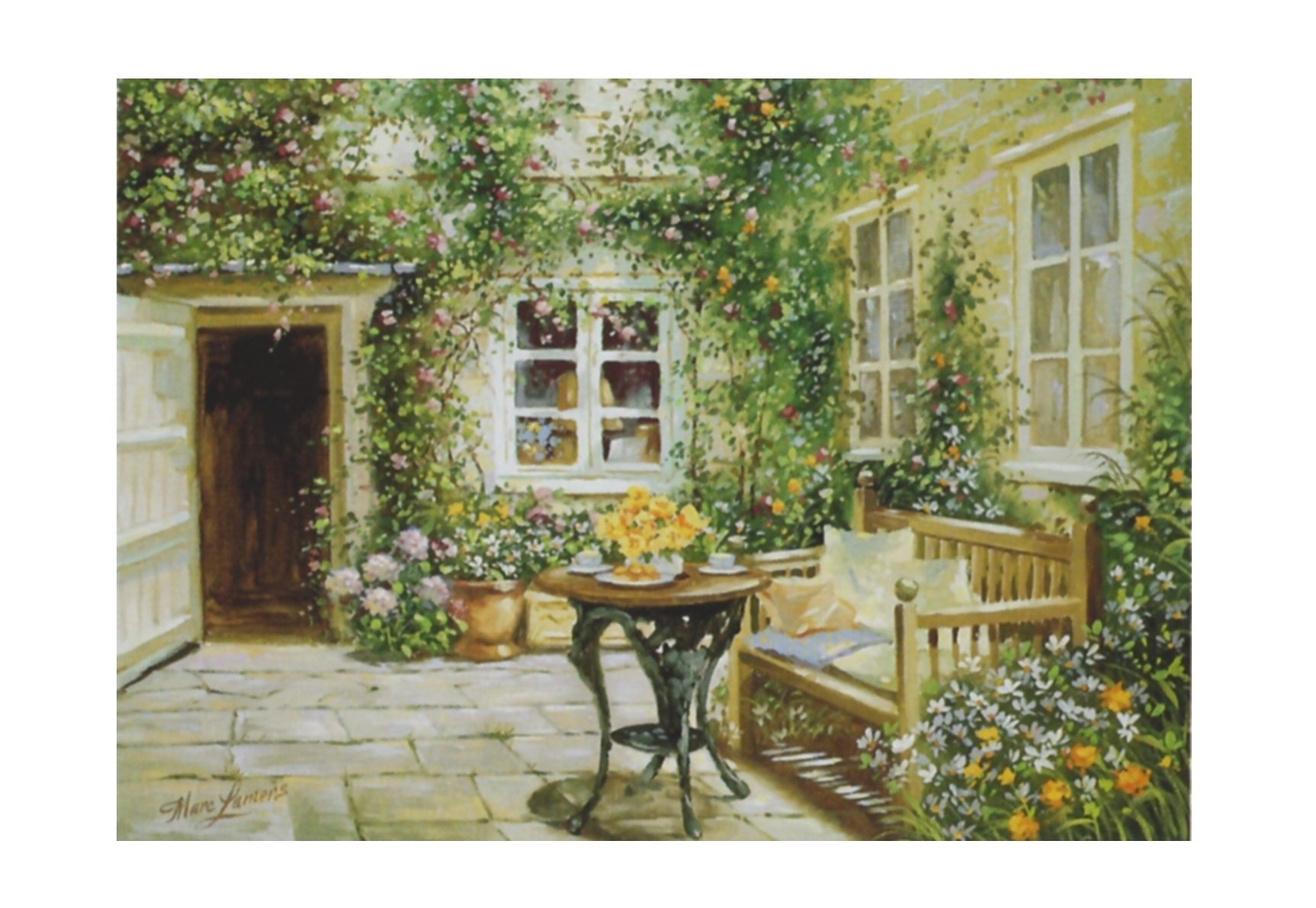 Image of Home affaire Wandbild »Courtyard tranquility«, 70/50 cm bei Ackermann Versand Schweiz