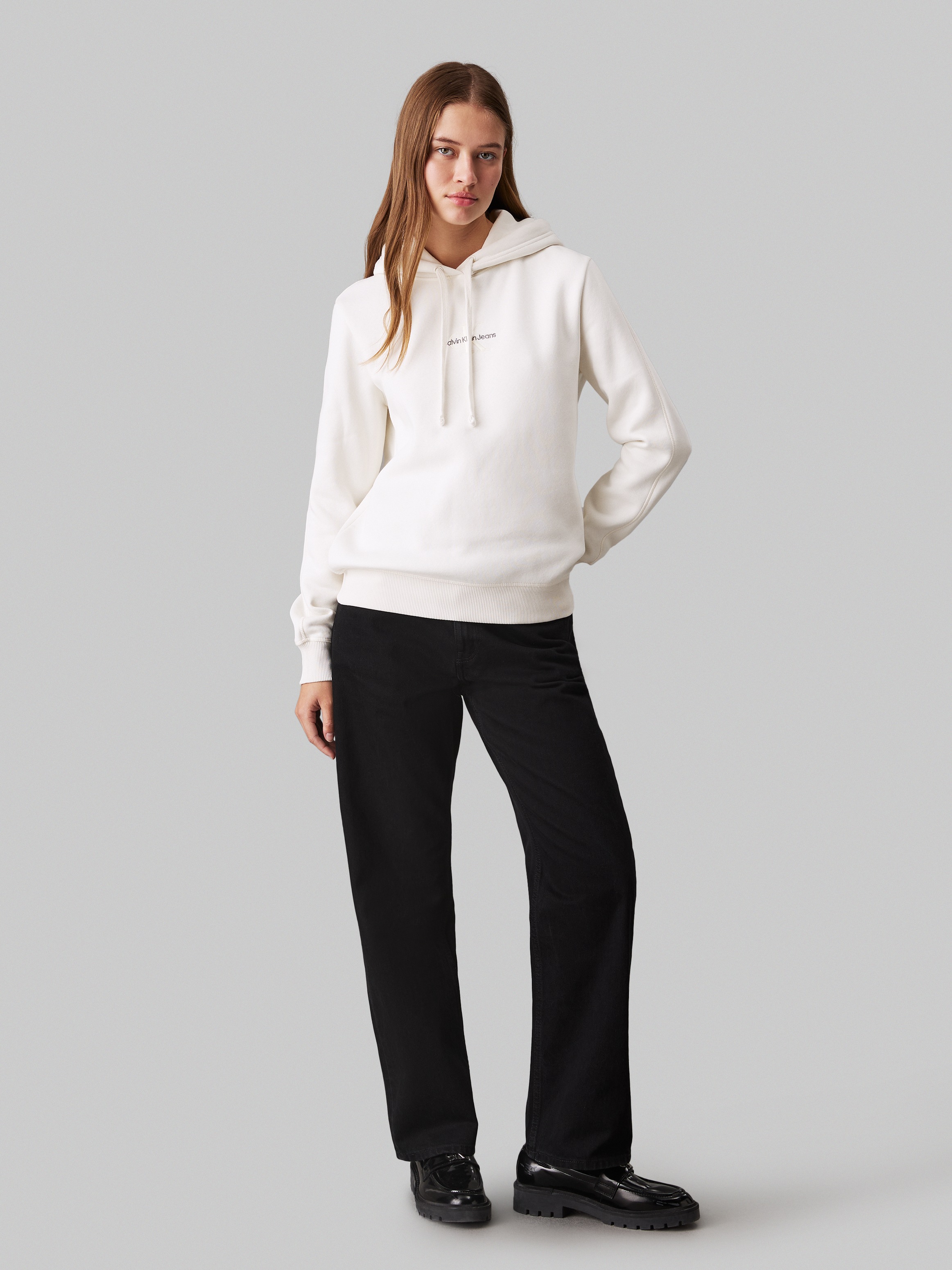 Calvin Klein Jeans Kapuzensweatshirt »MONOLOGO REGULAR HOODIE«, mit Logoprägung