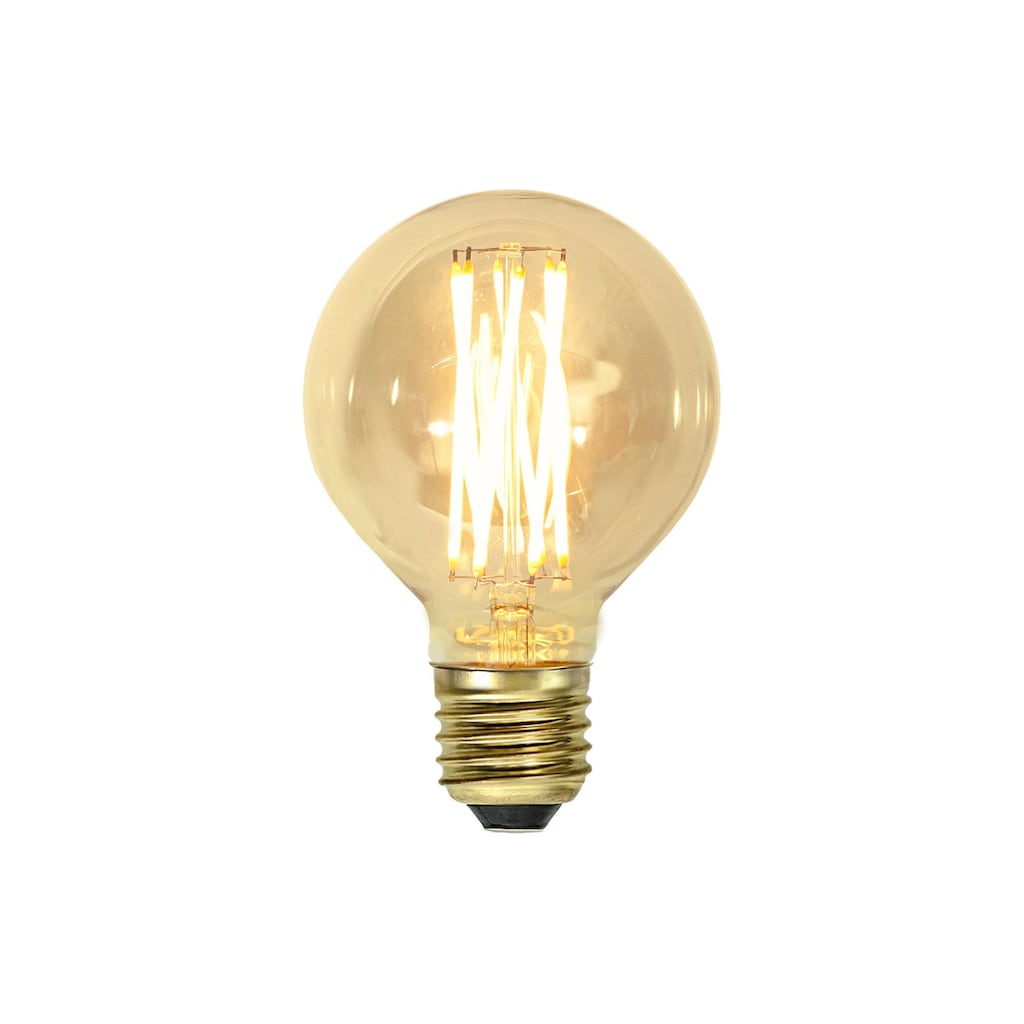 STAR TRADING Deckenleuchte »Lampe Vintage Goldfarben G80«