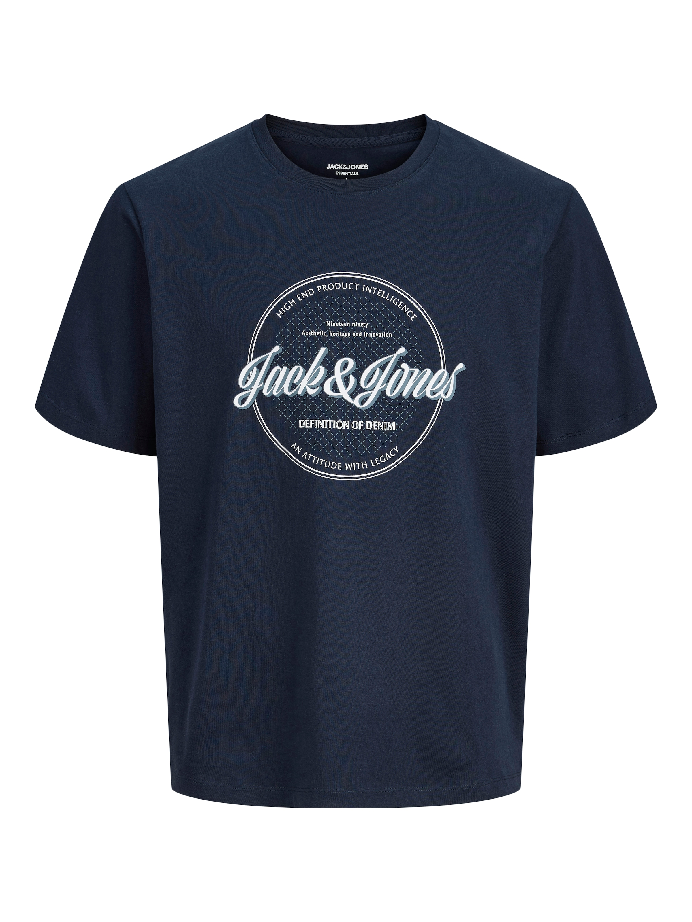 Jack & Jones T-Shirt »JJEDOVER DENIM TEE SS O-NECK 3PK MP« Packung, 3 tlg.