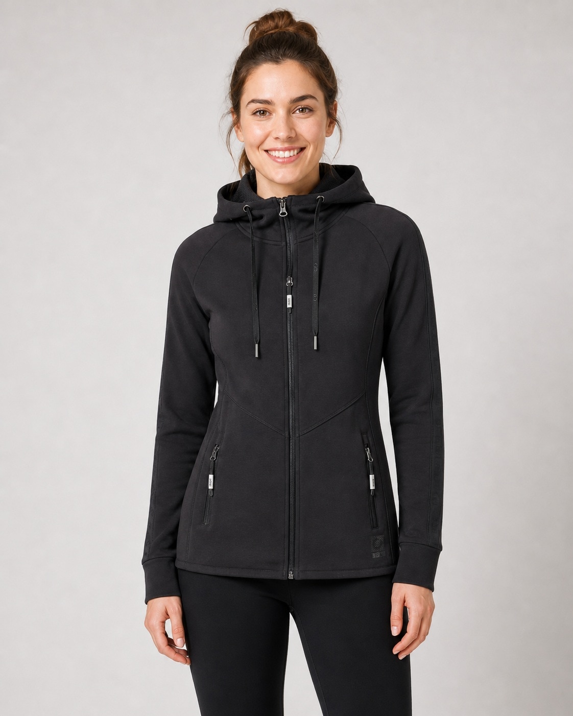 LPO Veste d'entraînement »Veloria Damen-Fitnessjacke« avec capuche