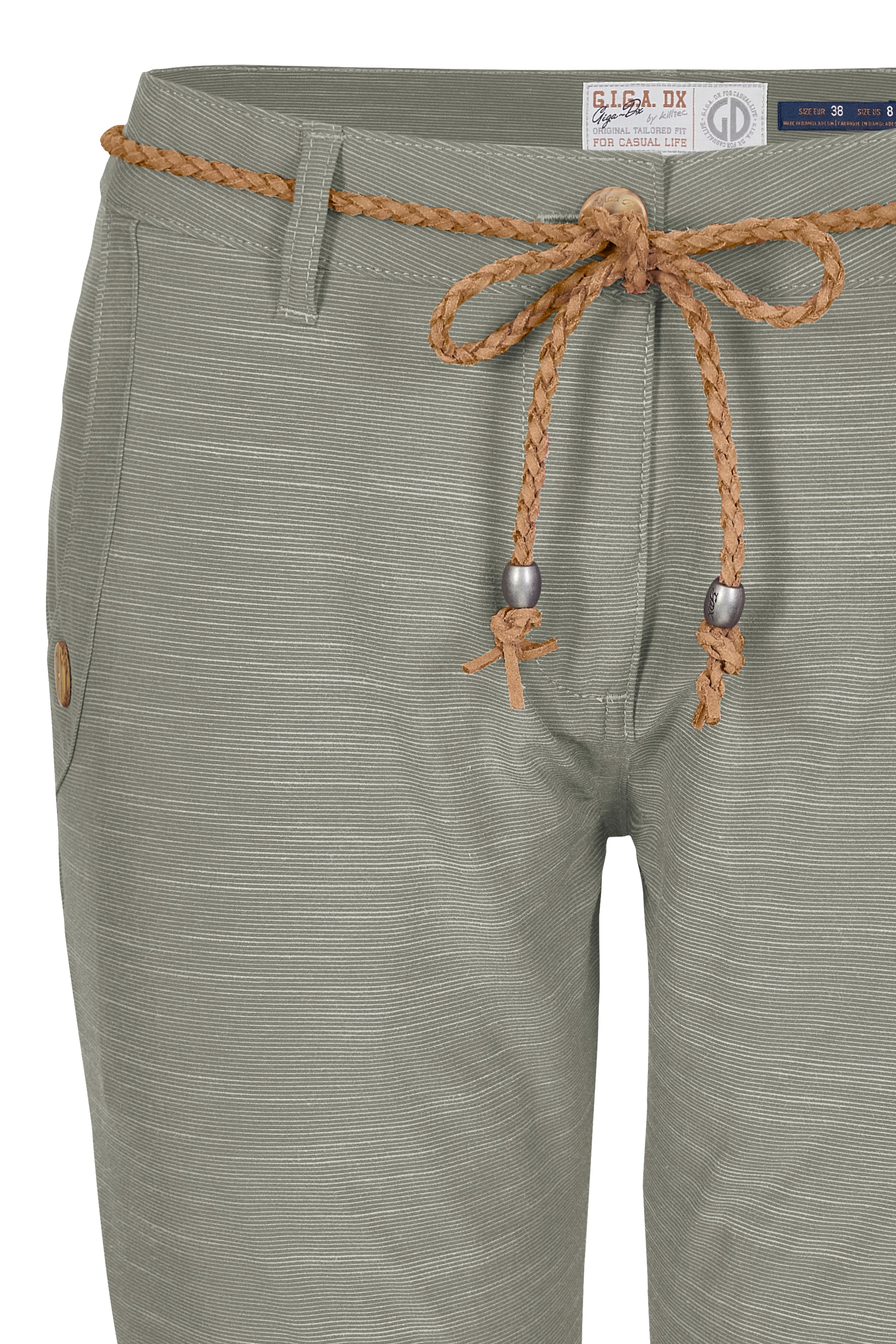 G.I.G.A. DX by killtec Pantalon 3/4 »GS 93 WMN PNTS«  avec forme de jambe étroite, uni, en matière élastique