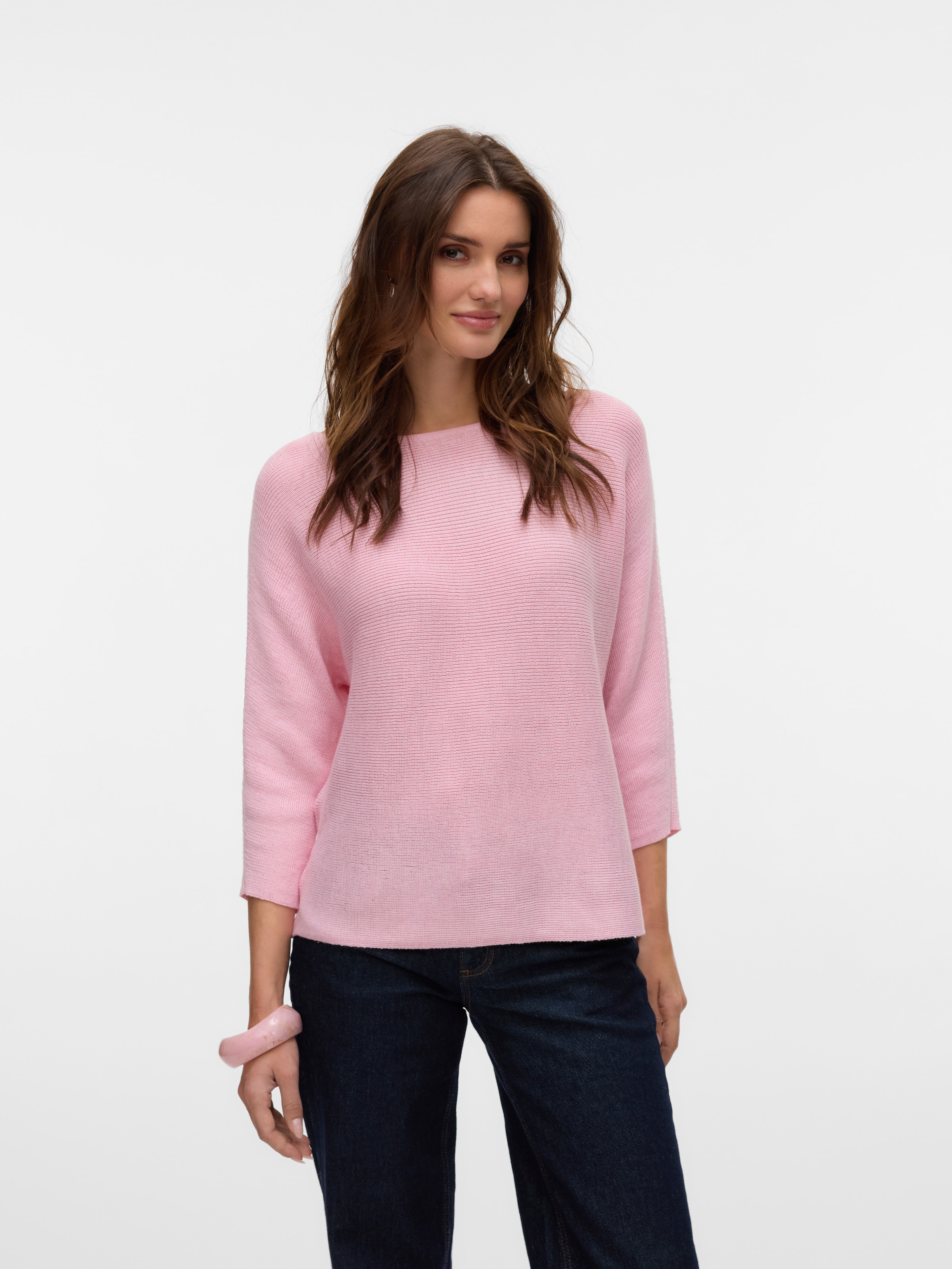 Vero Moda 3/4 Arm-Pullover »VMNORA 3/4 BOATNECK BLOUSE NOOS«