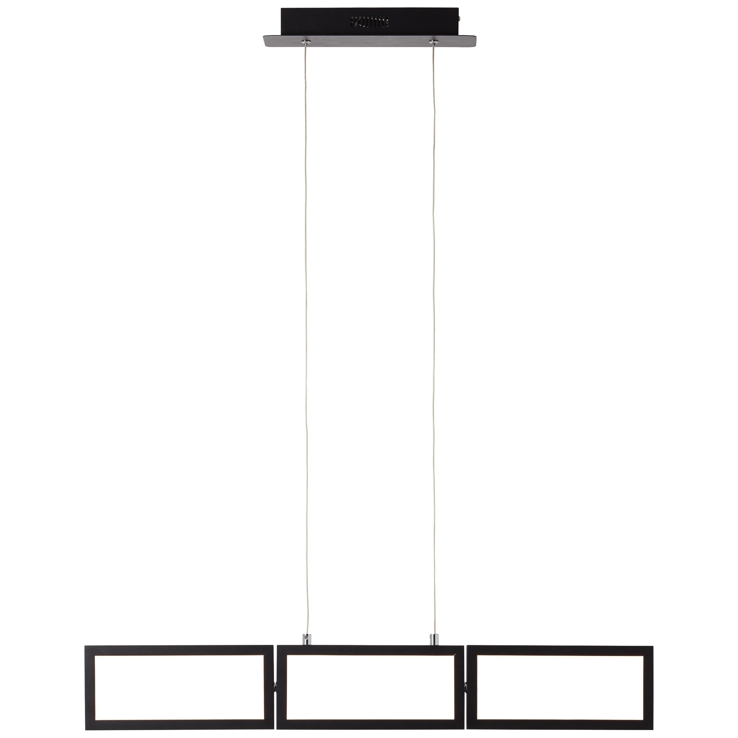 Image of Brilliant Leuchten Pendelleuchte »Ranut«, 1 St., Warmweiss, LED Hängelampe 3flg schwarz bei Ackermann Versand Schweiz