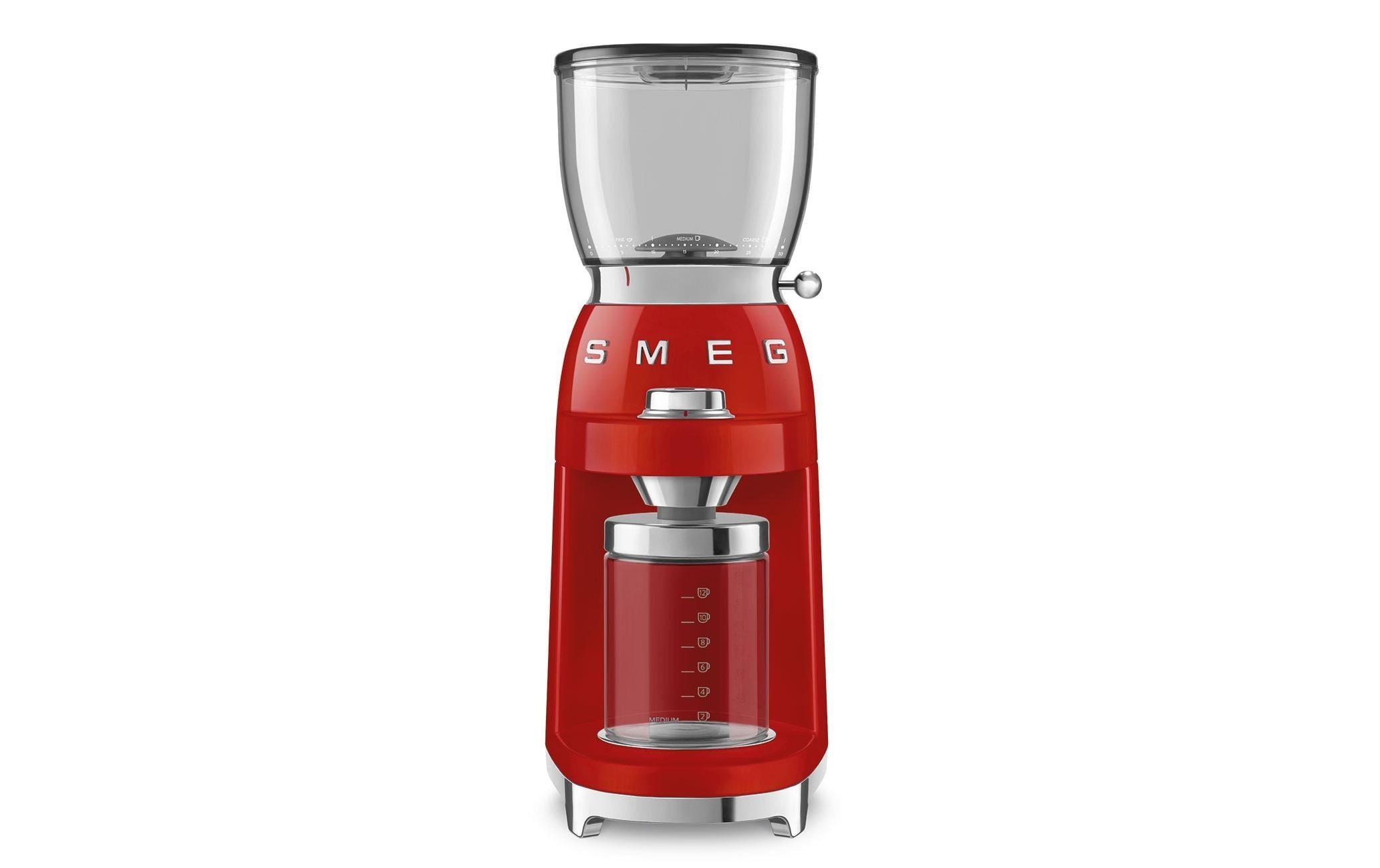 Image of Smeg Kaffeemühle »CGF01RDEU«, 150 W, Kegelmahlwerk bei Ackermann Versand Schweiz