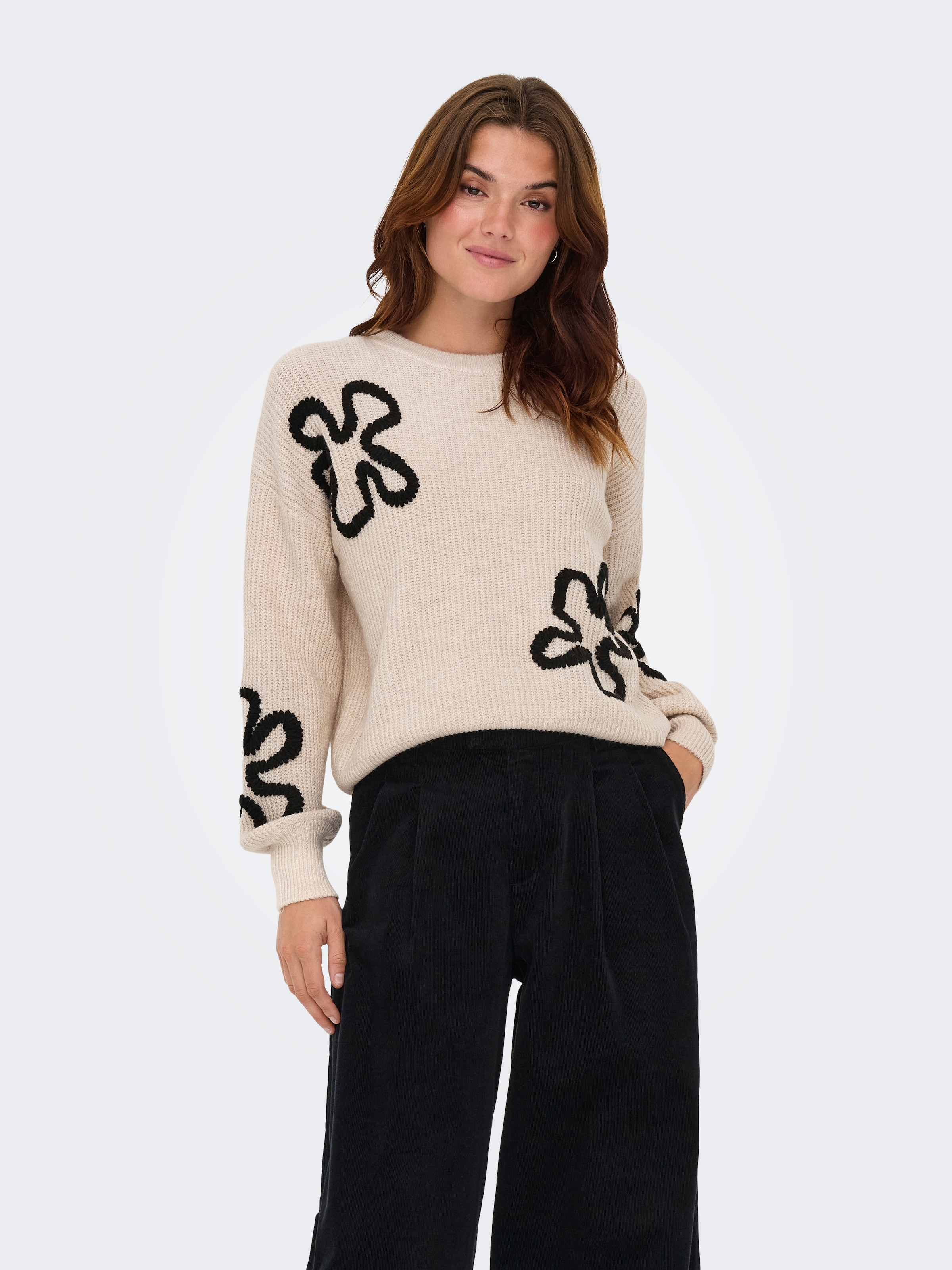 Image of ONLY Strickpullover "ONLDAISY LS STITCH O-NECK KNT"