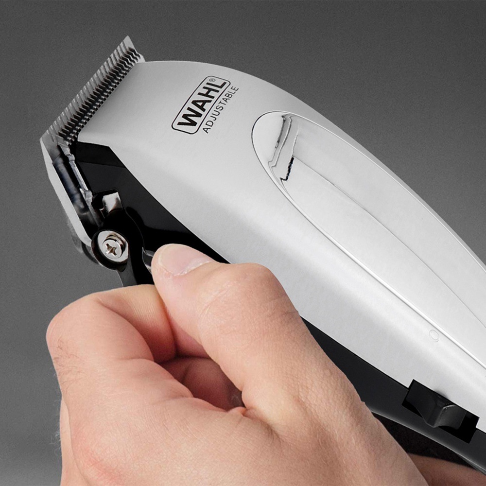 Wahl Haar- und Bartschneider »Home Pro Deluxe Combo«, 10 Aufsätze, Einstellbarer Verstellhebel, Batteriebetriebener Mini-Trimmer