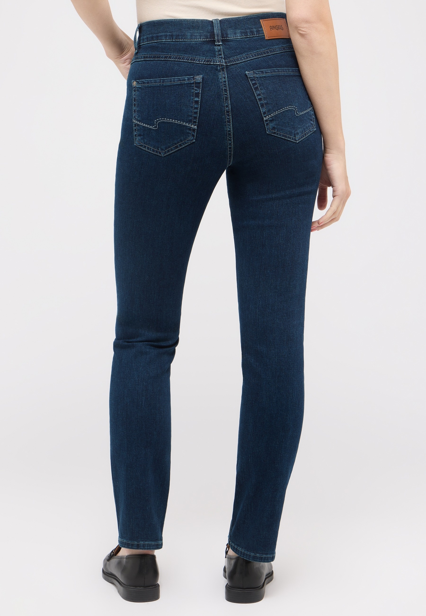 ANGELS 5-Pocket-Jeans »CICI« aus sportivem Denim