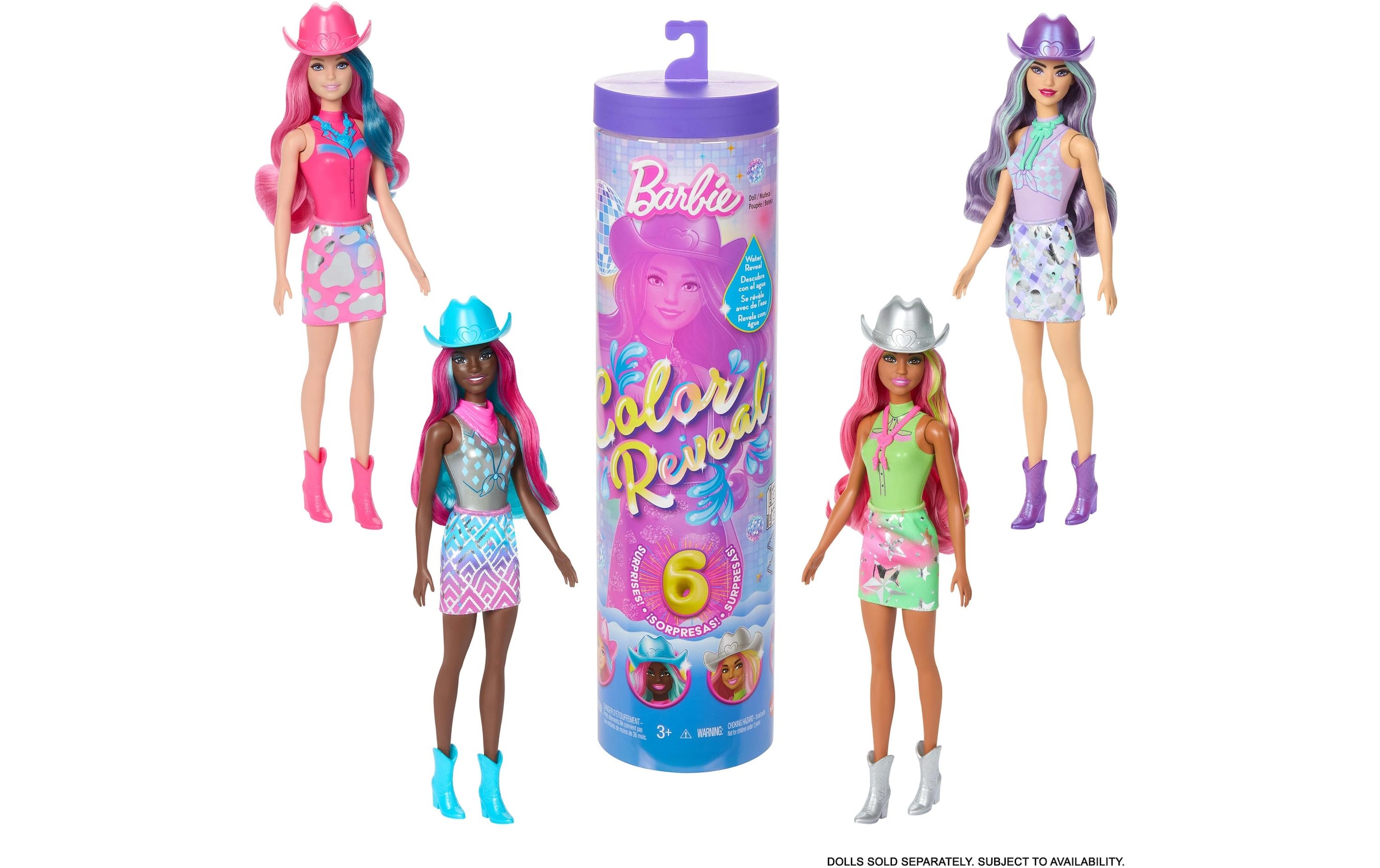 Barbie Anziehpuppe »Color Reveal Disco Star 11/1 Series«
