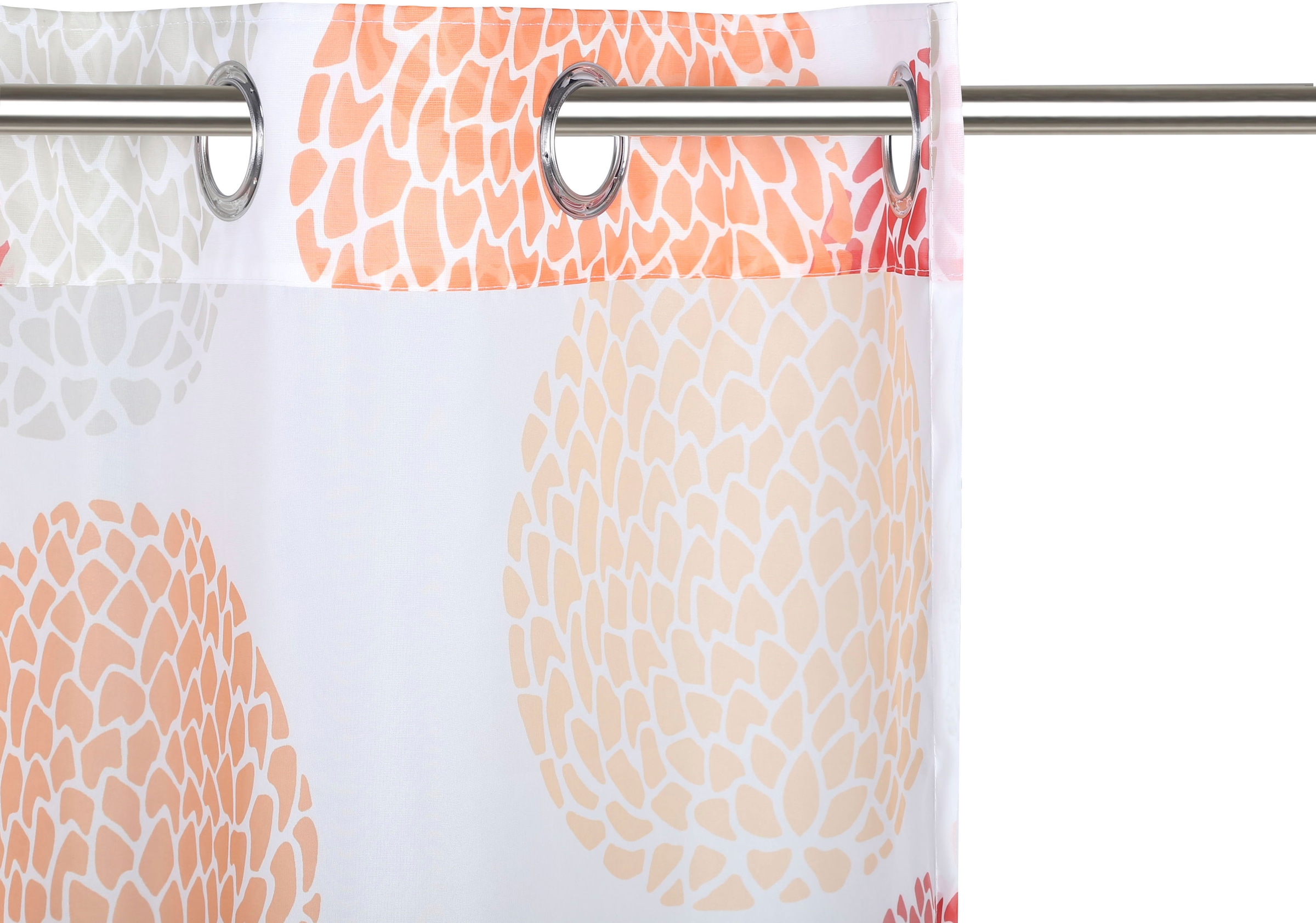 my home Gardine »BELEM« Ösen 1 Stk. tlg. 1 Schal, Polyester, Kreise