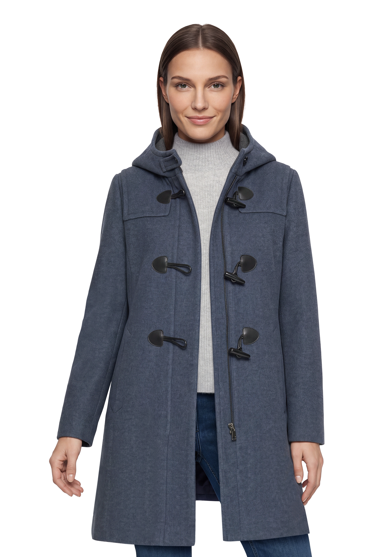 Gil Bret Dufflecoat Manteau style duffle-coat avec capuche/avec laine