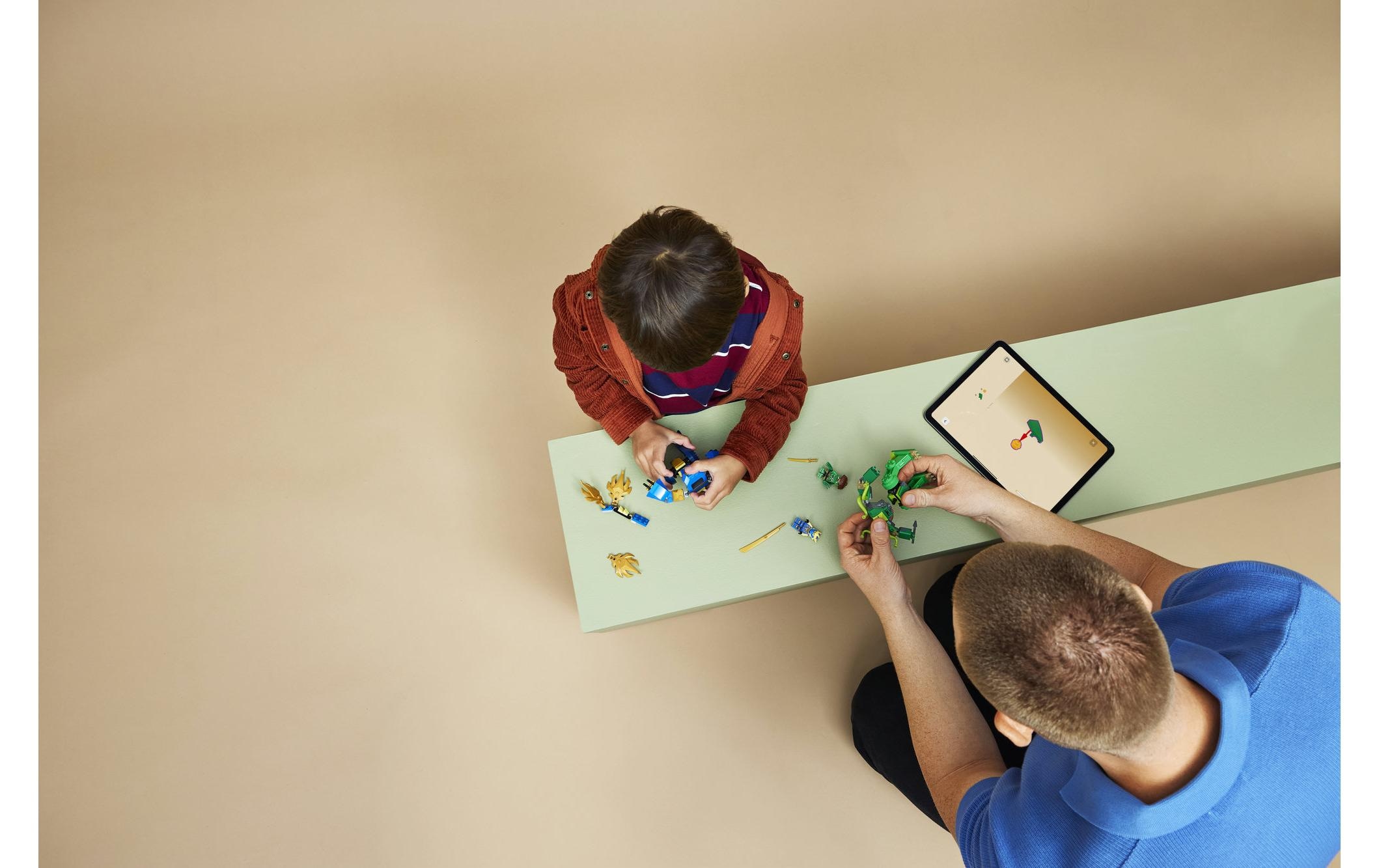 LEGO® Konstruktionsspielsteine »Duell mit Jays Drachen-Mech (71853), LEGO Ninjago«