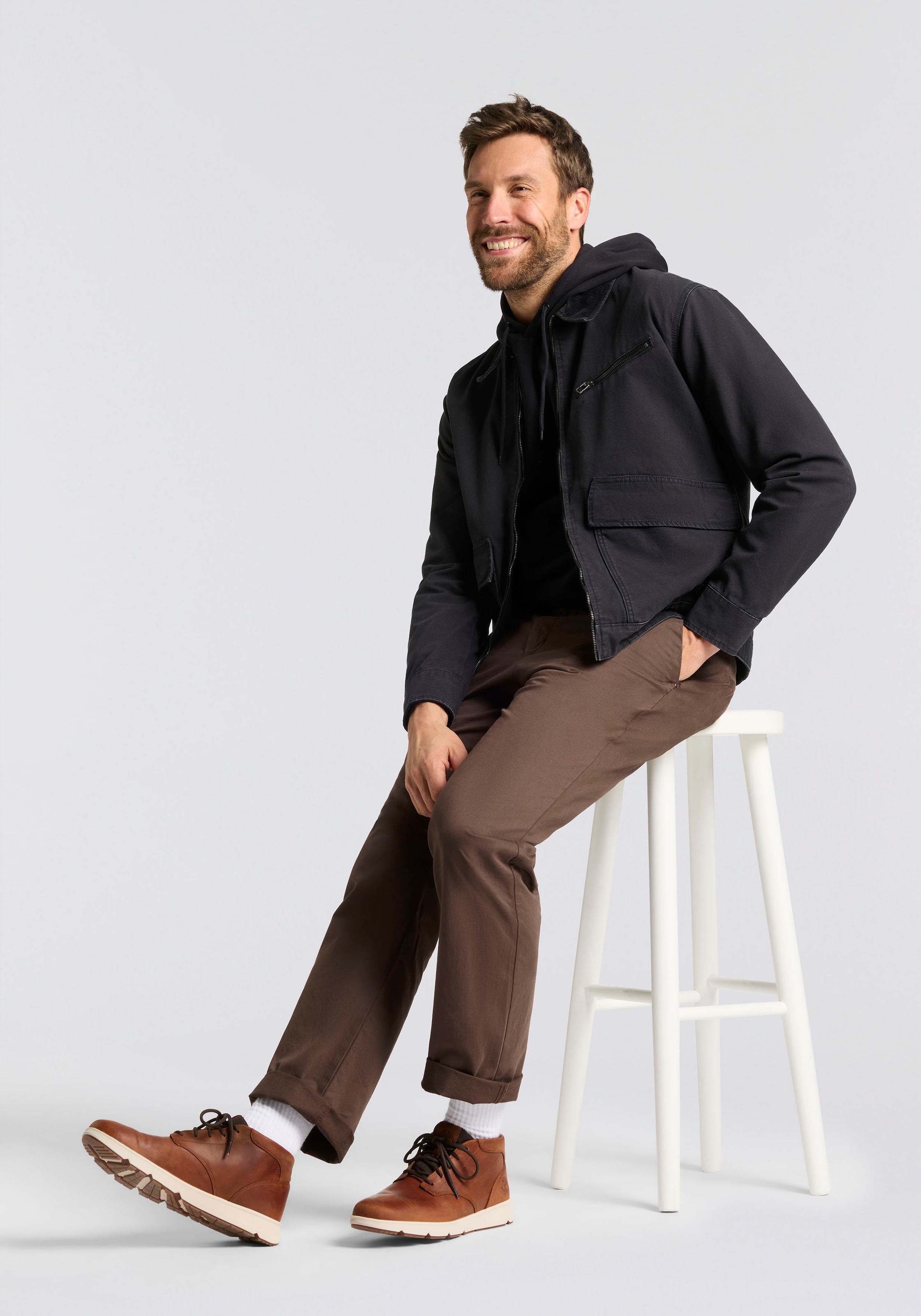 Timberland Bottines à lacets »PARKER STREETMID LACE UP SNEAKER«  Winterstiefel, Schnürstiefel, Winterschuhe