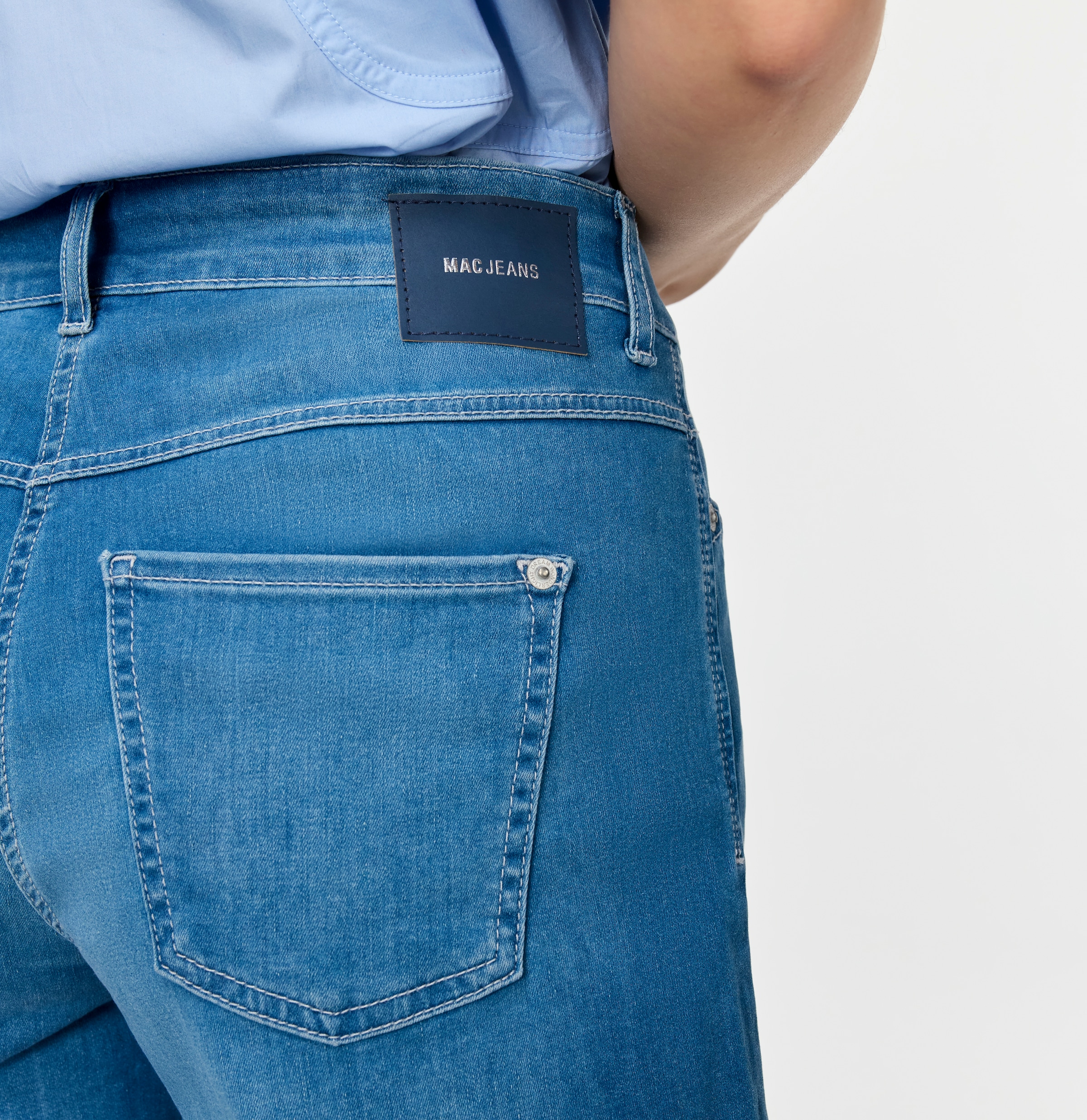 MAC Bermuda »DREAM WIDE Bermuda«  Jeans à jambes larges