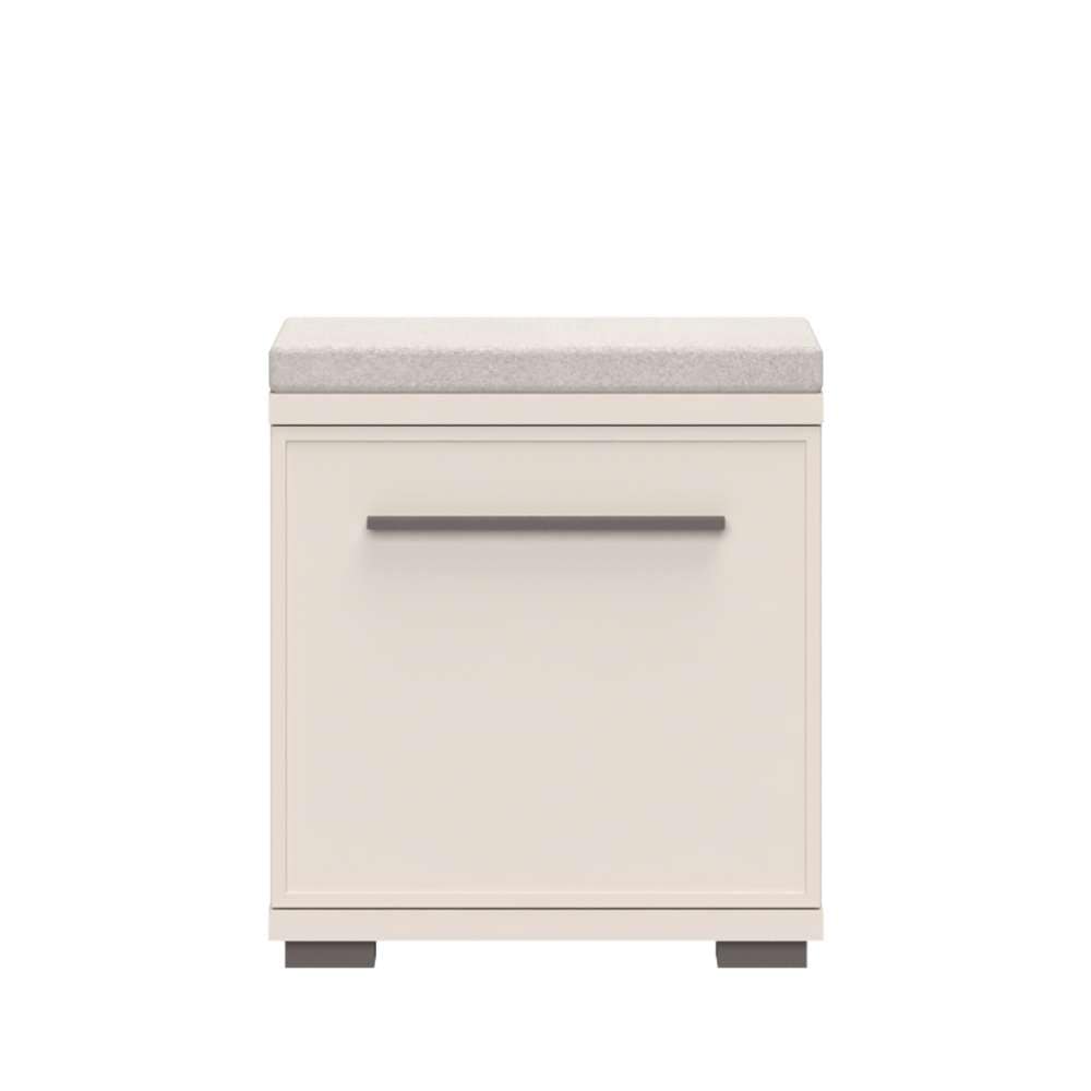 GOODproduct Schuhbank »Opera, Schuhschrank, Schuhregal, Schuhtruhe, Breite 46 cm« 1 Stk. tlg. mit Sitzkissen, UV-lackiert, hochwertige Beschläge, Kaschmirfarbe