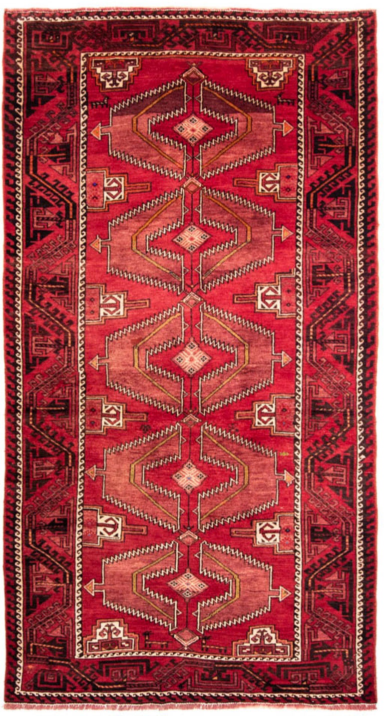 Image of morgenland Hochflor-Läufer »Belutsch Medaillon Rosso 230 x 119 cm«, rechteckig, 0,8 mm Höhe, Handgeknüpft bei Ackermann Versand Schweiz