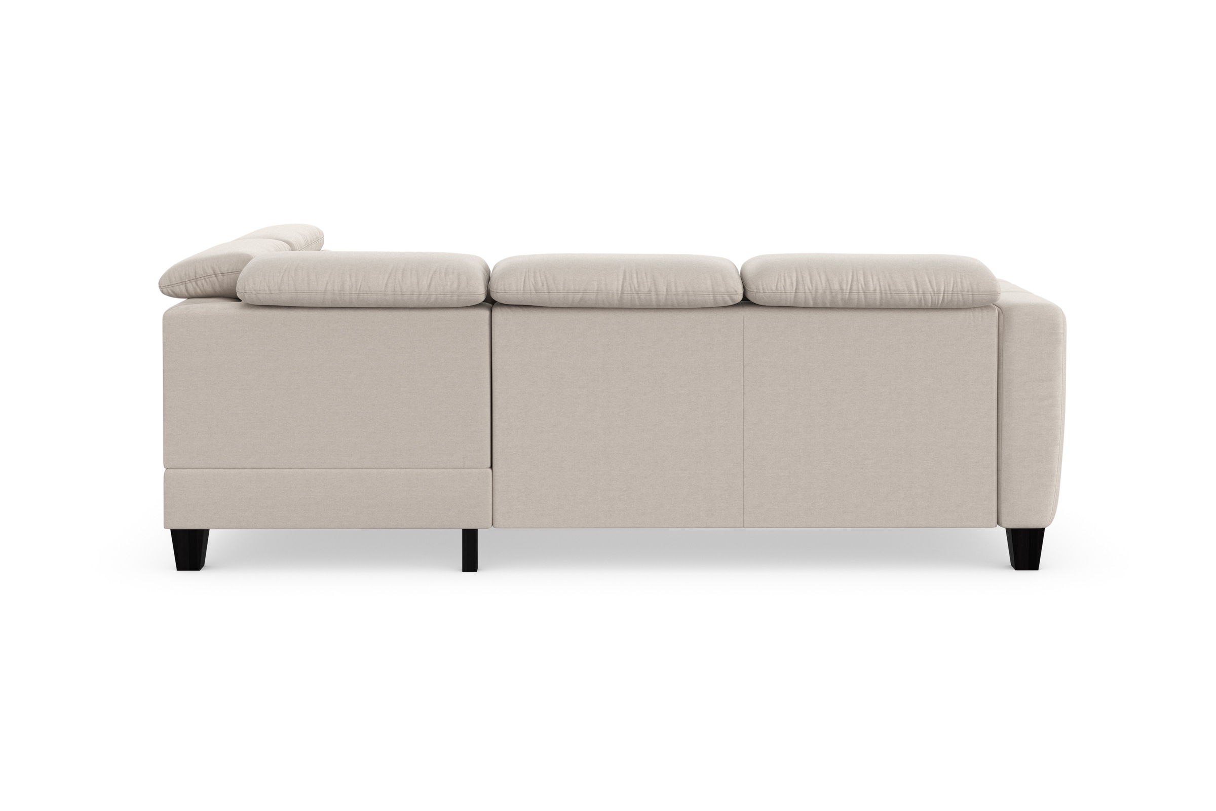 sit&more Ecksofa »Belluci L-Form«, inklusive Federkern, wahlweise mit Bettfunktion und Bettkasten