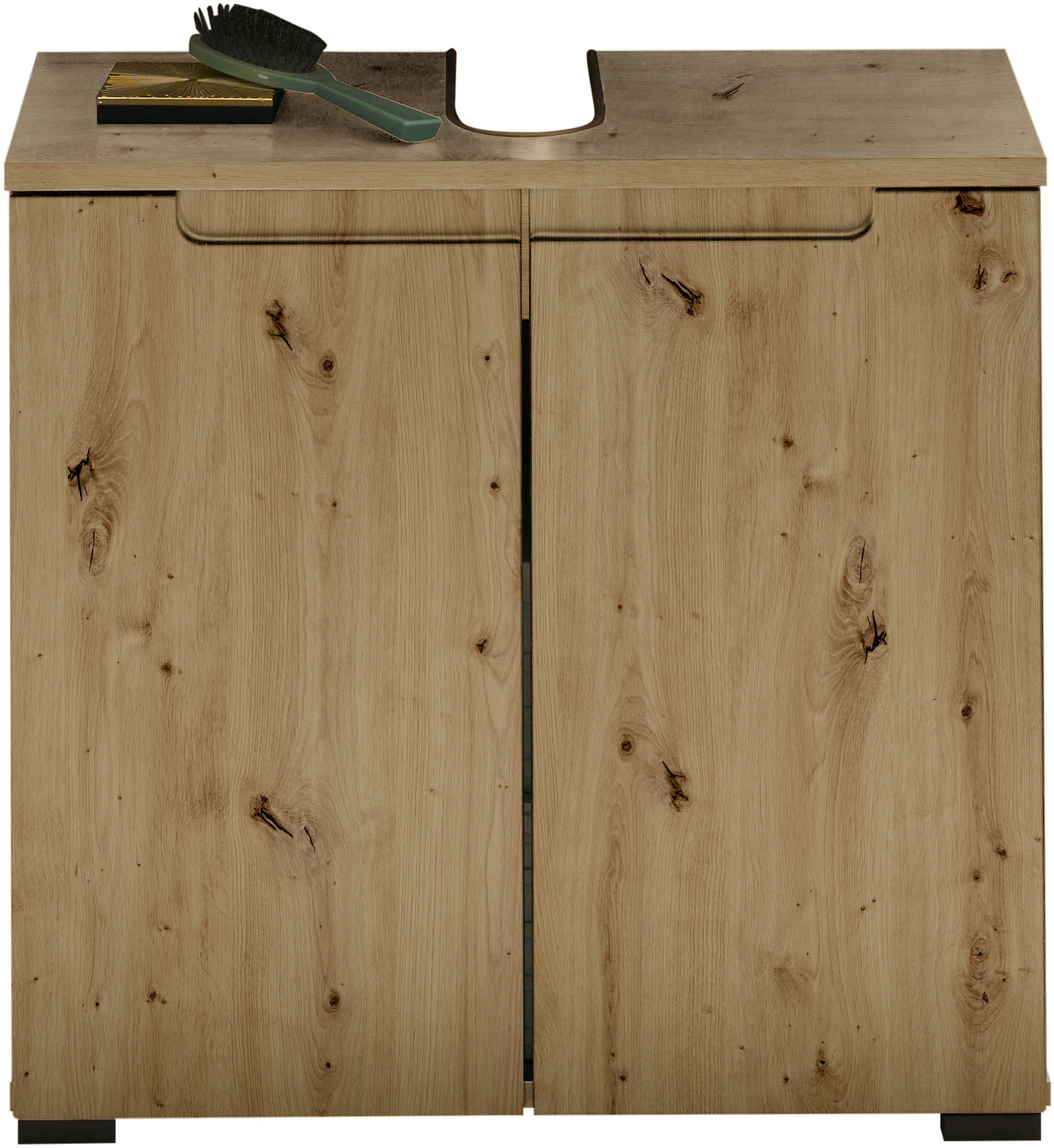 BASIC by Balculina Armoire sous lavabo »Spice, Badezimmerschrank BxTxH 60x57x32 cm« 1 cuis tlg. largeur 60 cm, poignées creuses,