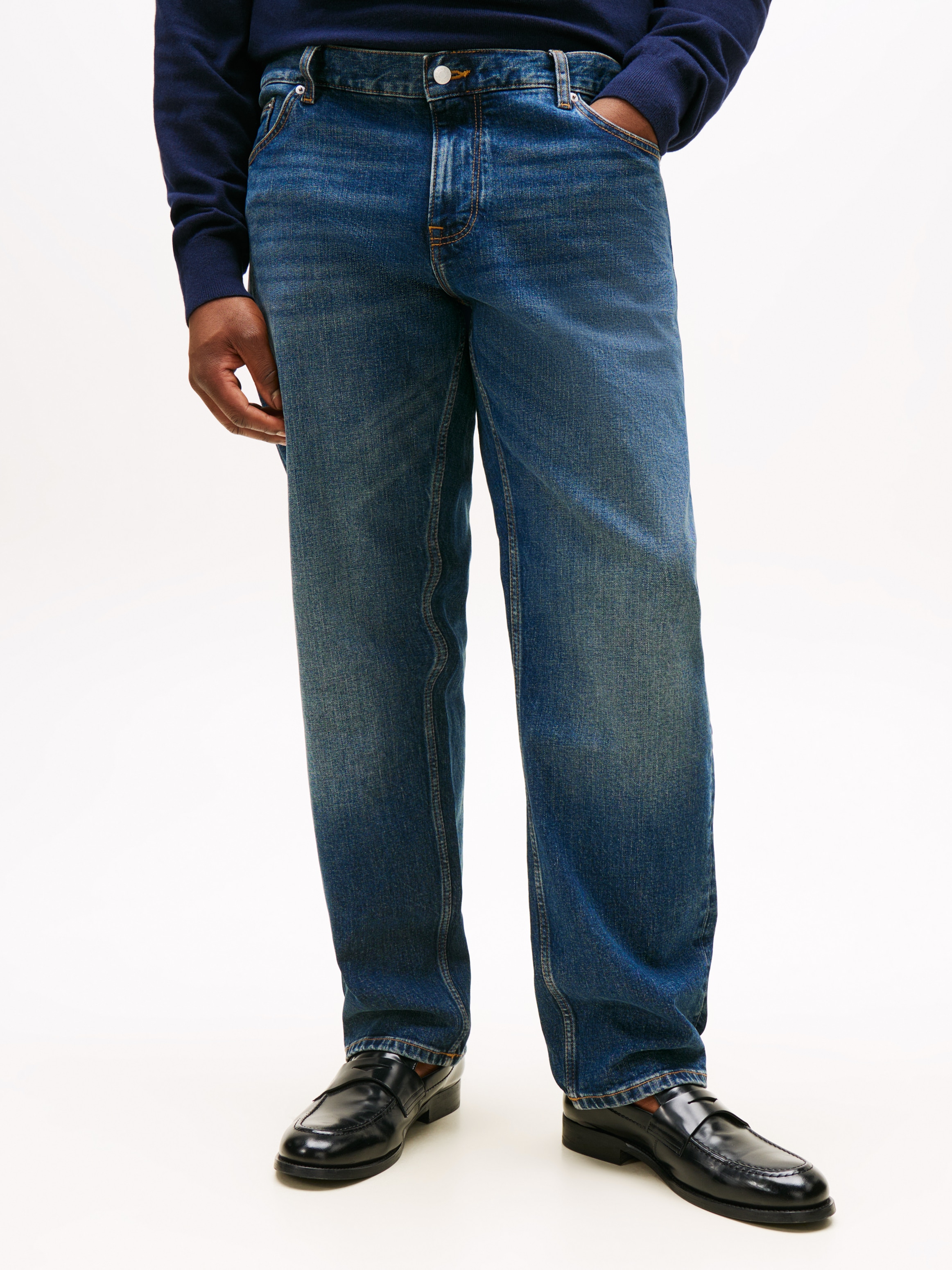 Image of Tommy Hilfiger Big & Tall 5-Pocket-Jeans "BT-MADISON" Grosse Grössen, mit leichten Used-Effekten