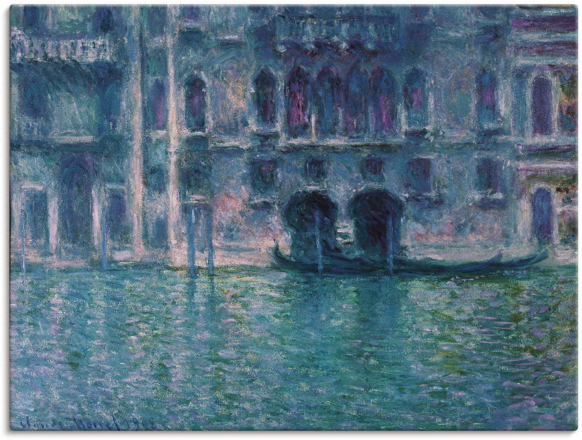 Image of Artland Wandbild »Der Palazzo de Mula in Venedig. 1908«, Italien, (1 St.), in vielen Grössen & Produktarten - Alubild / Outdoorbild für den Aussenbereich, Leinwandbild, Poster, Wandaufkleber / Wandtattoo auch für Badezimmer geeignet bei Ackermann Versand 