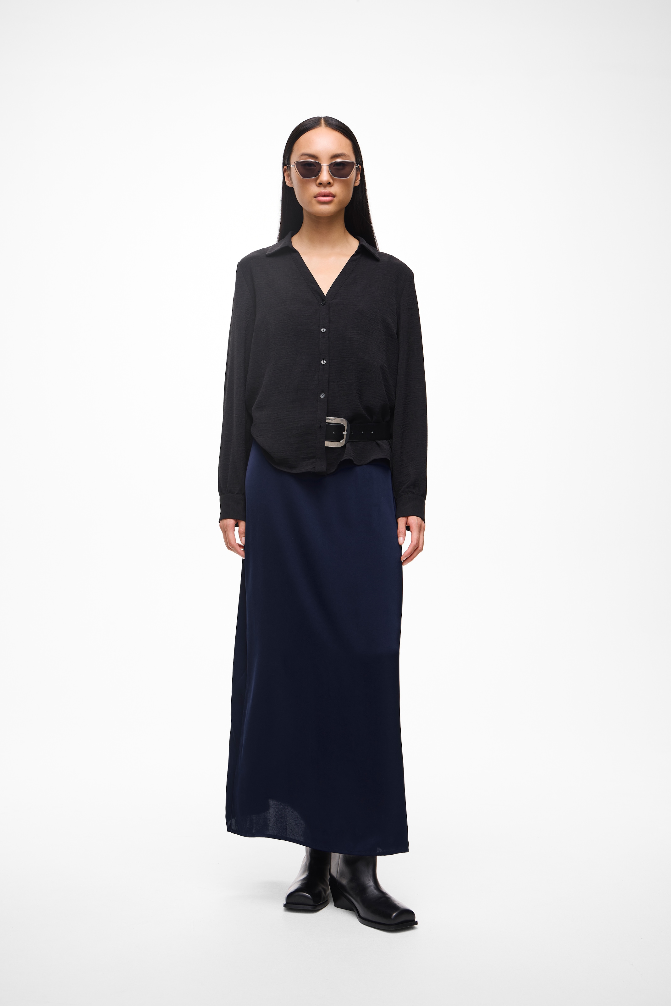 Vila Trägerkleid »VIRAVENNA STRAP ANKLE DRESS - NOOS« Kunstfaser, regular fit