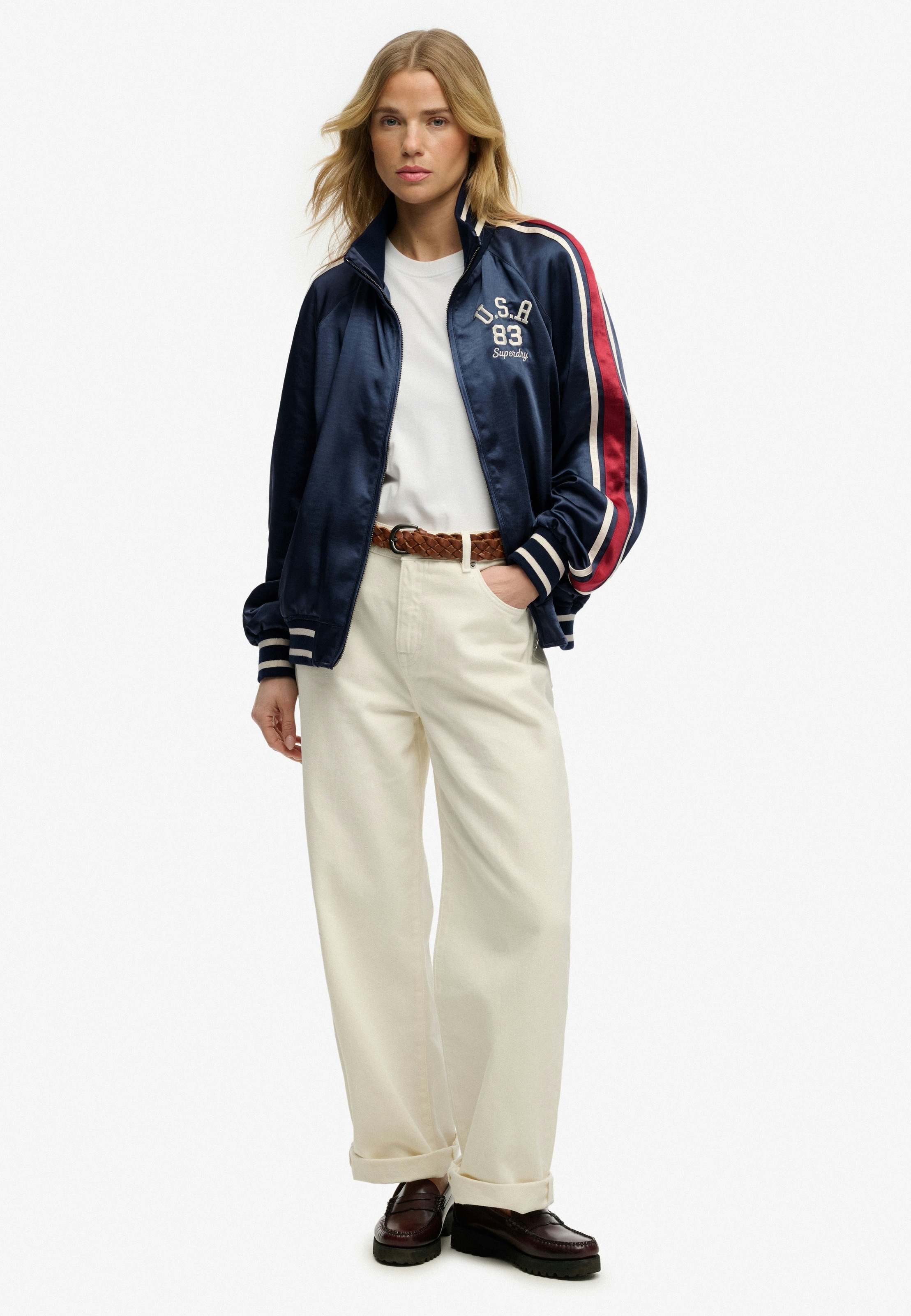 Superdry Blouson »SUIKA TRACK JACKET« fibre synthétique, oversize