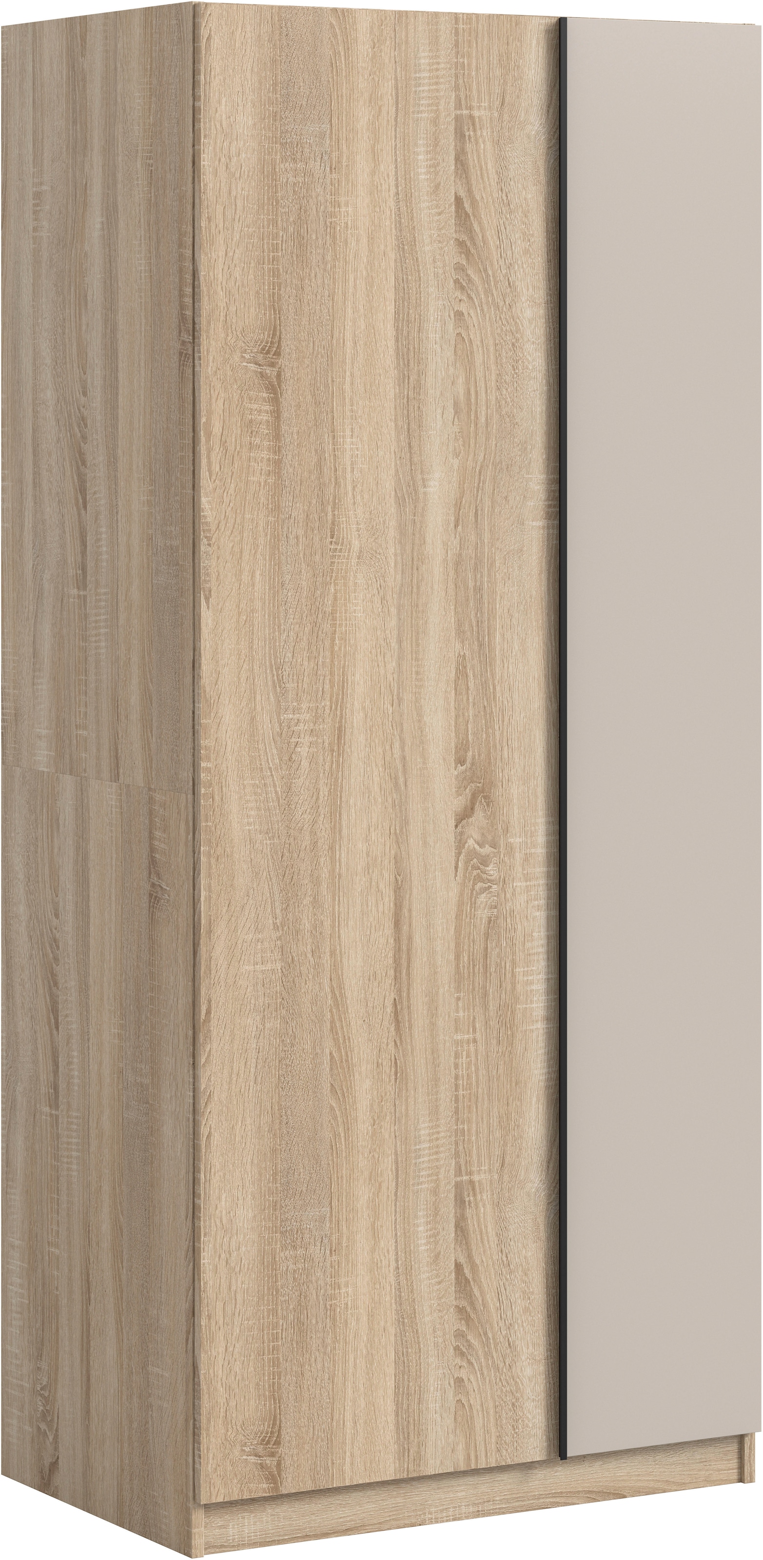 Home affaire Kleiderschrank »BENDINGO, TOPSELLER!, Schlafzimmerschrank, Schrank, Garderobenschrank« OTTO BESTSELLER, Garderobe & Schlafzimmer,  Breite 80cm, Eiche NB, 2-türig, inkl 1 Kleiderstange und 3 Ablageboden