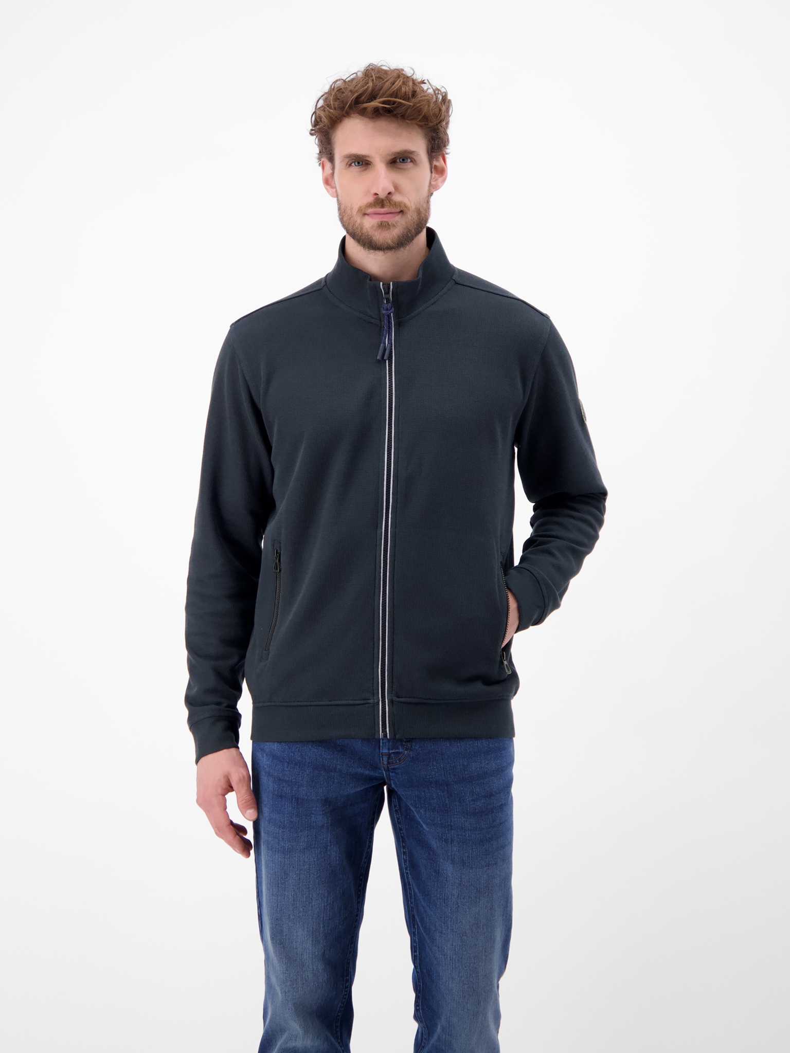 Image of LERROS Sweatjacke "SELA" mit Bündchen