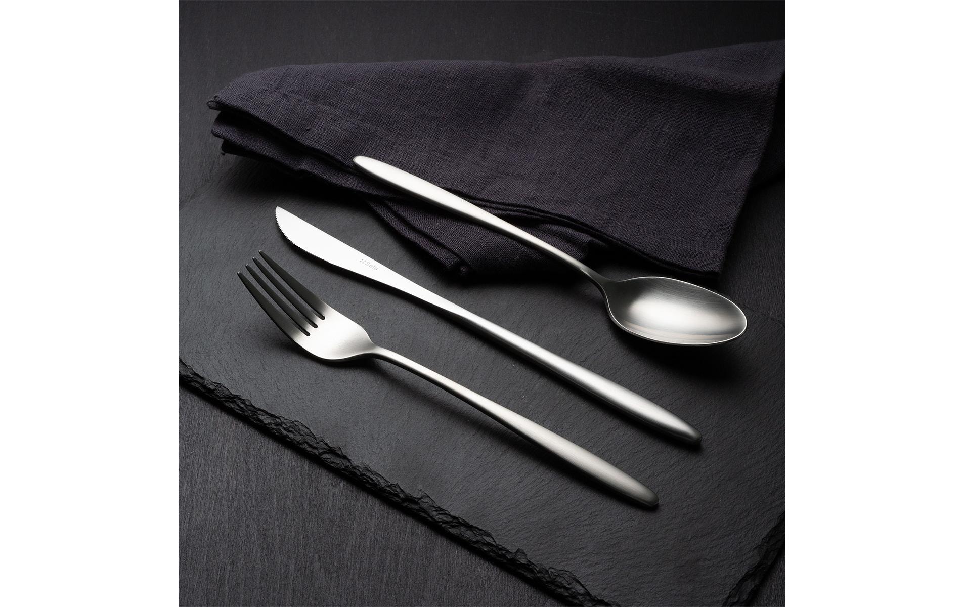 Sola Set de couverts »Aurora, Silber matt, 16-teilig« Spülmaschinenfest