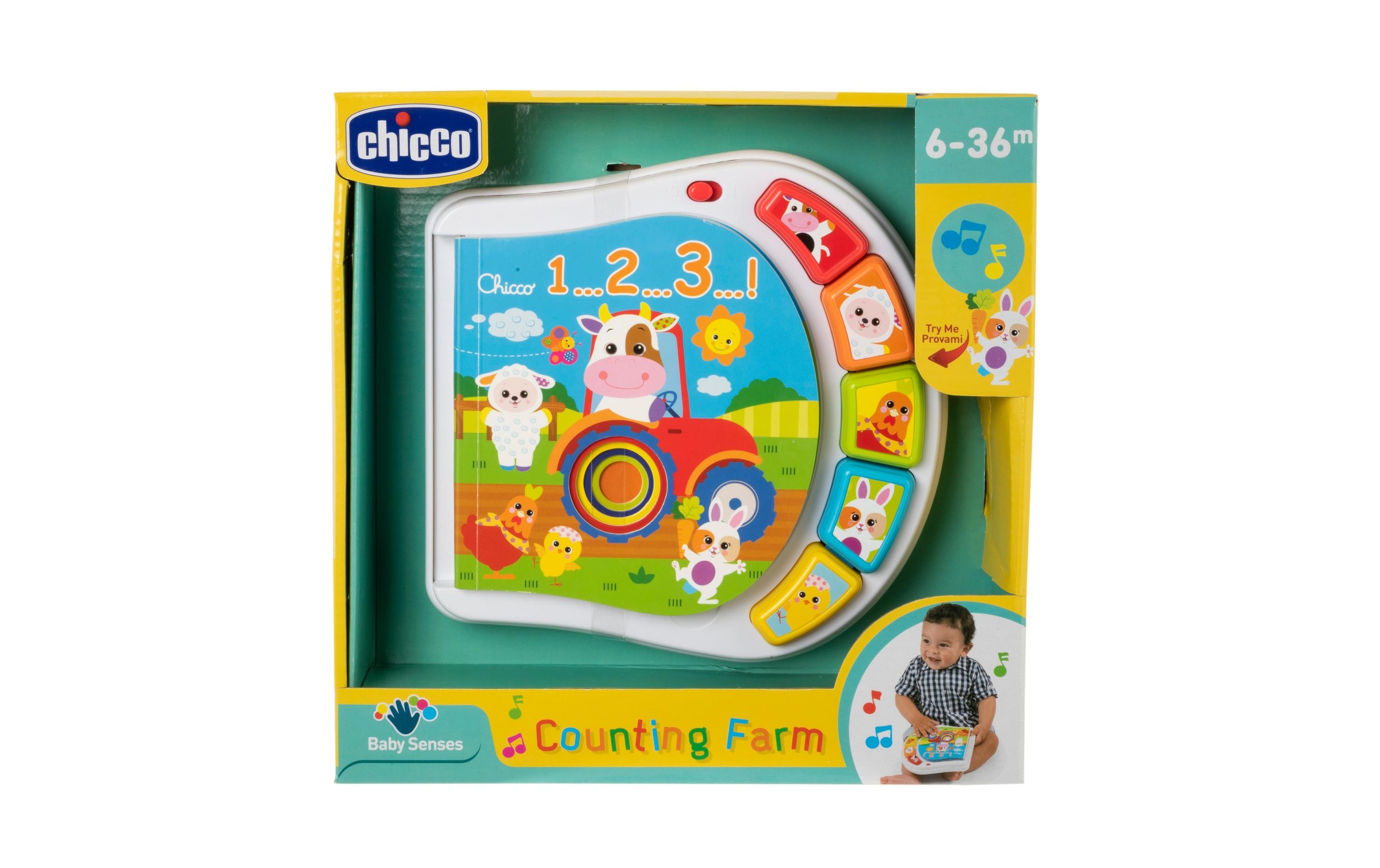 Chicco Jouets éducatifs »Zahlen Farmbuch«