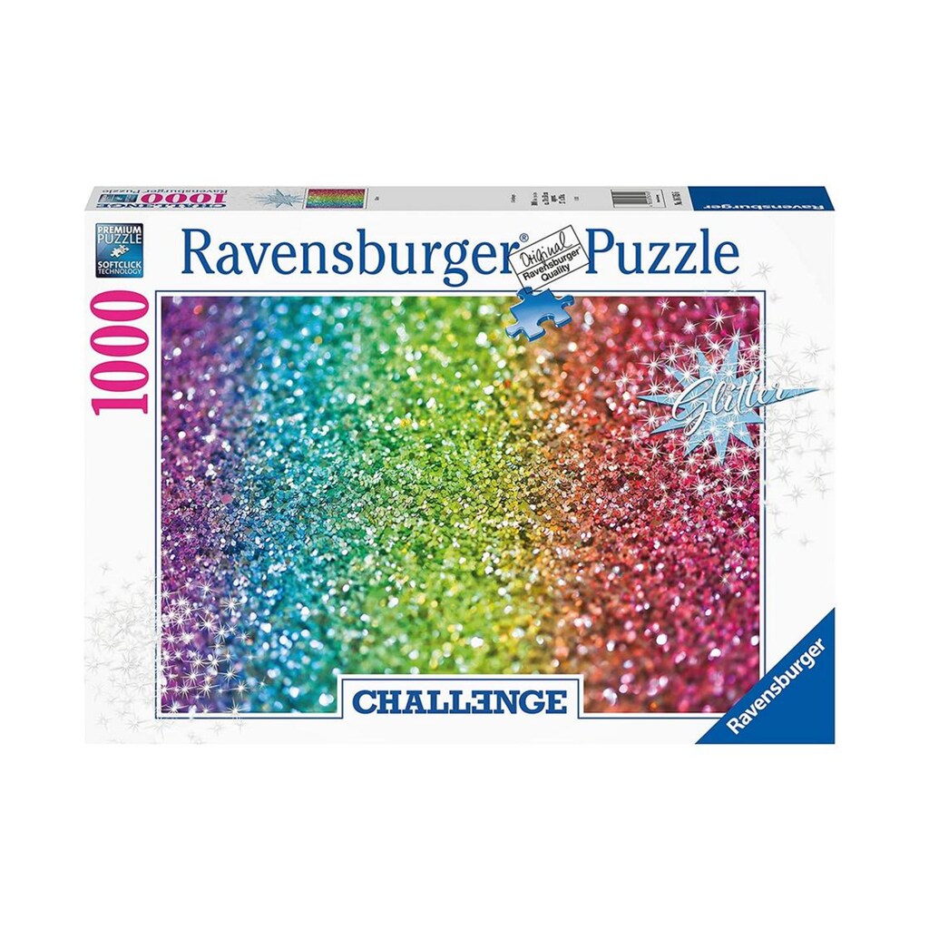 Ravensburger Puzzle »Puzzle Glitter Challenge«, (1000 tlg.)