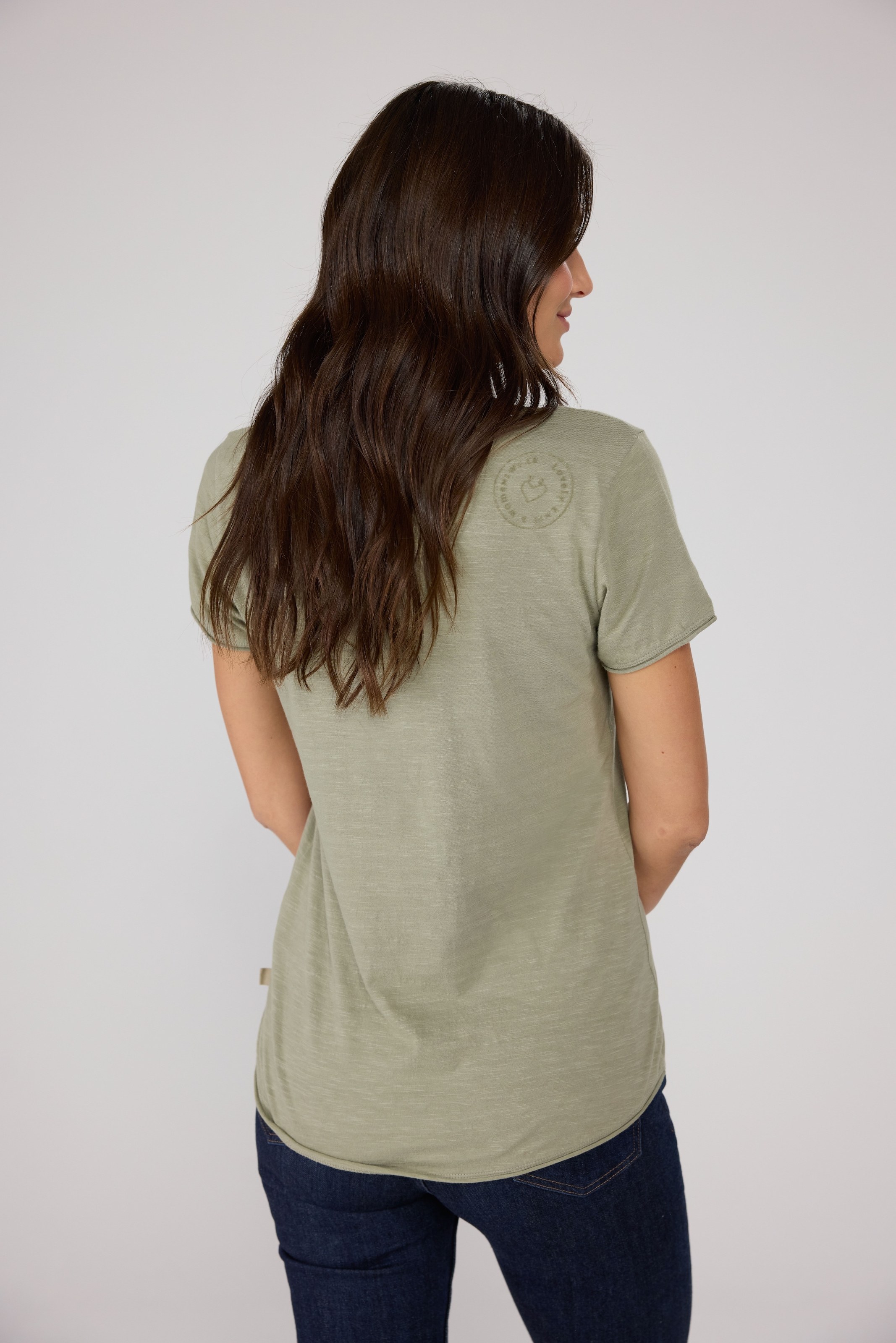 Lieblingsstück Rundhalsshirt »CiaEp«, aus reiner Baumwolle