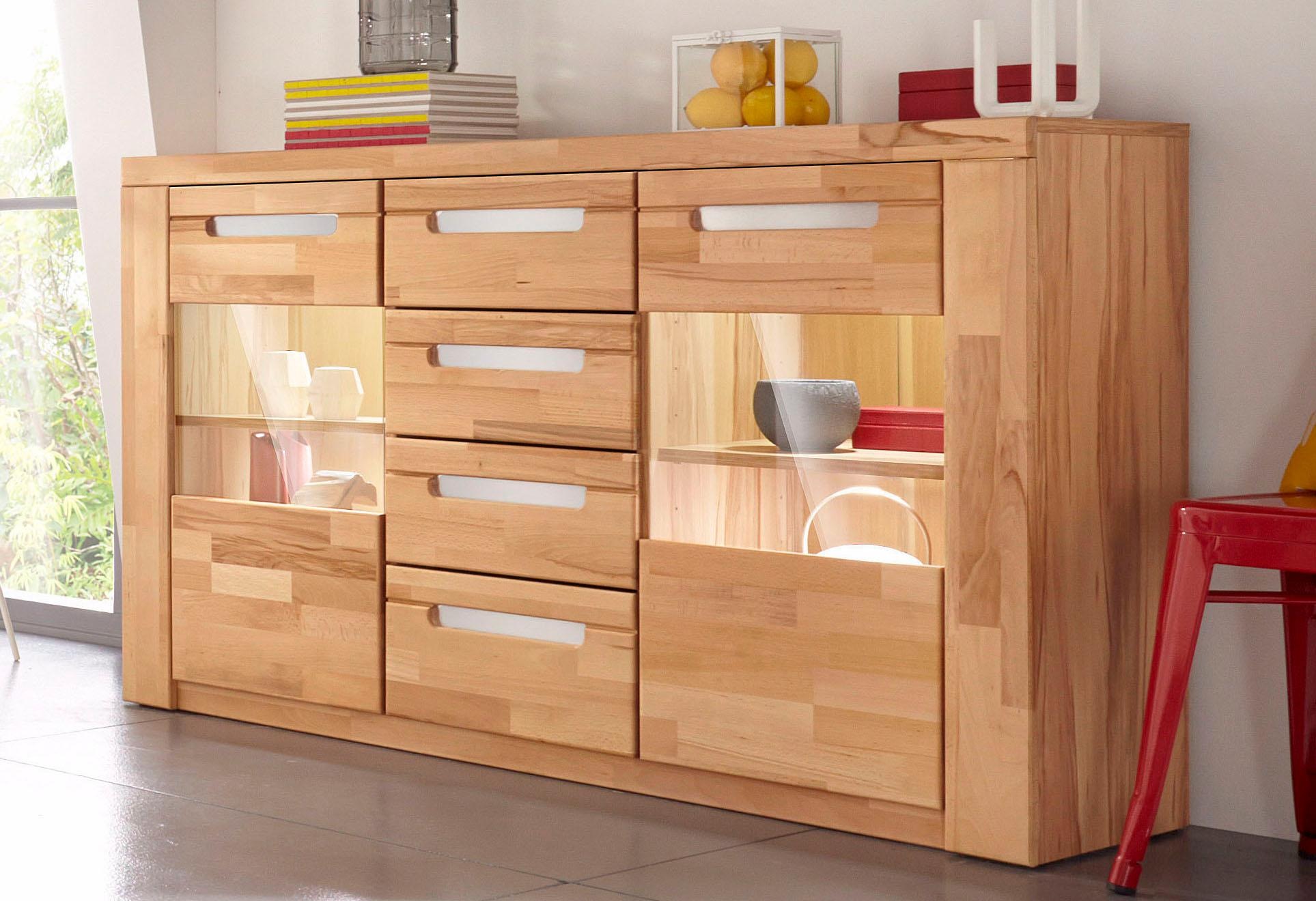 Image of Woltra Sideboard »Kolding«, Breite 140 cm mit 2 Glastüren bei Ackermann Versand Schweiz