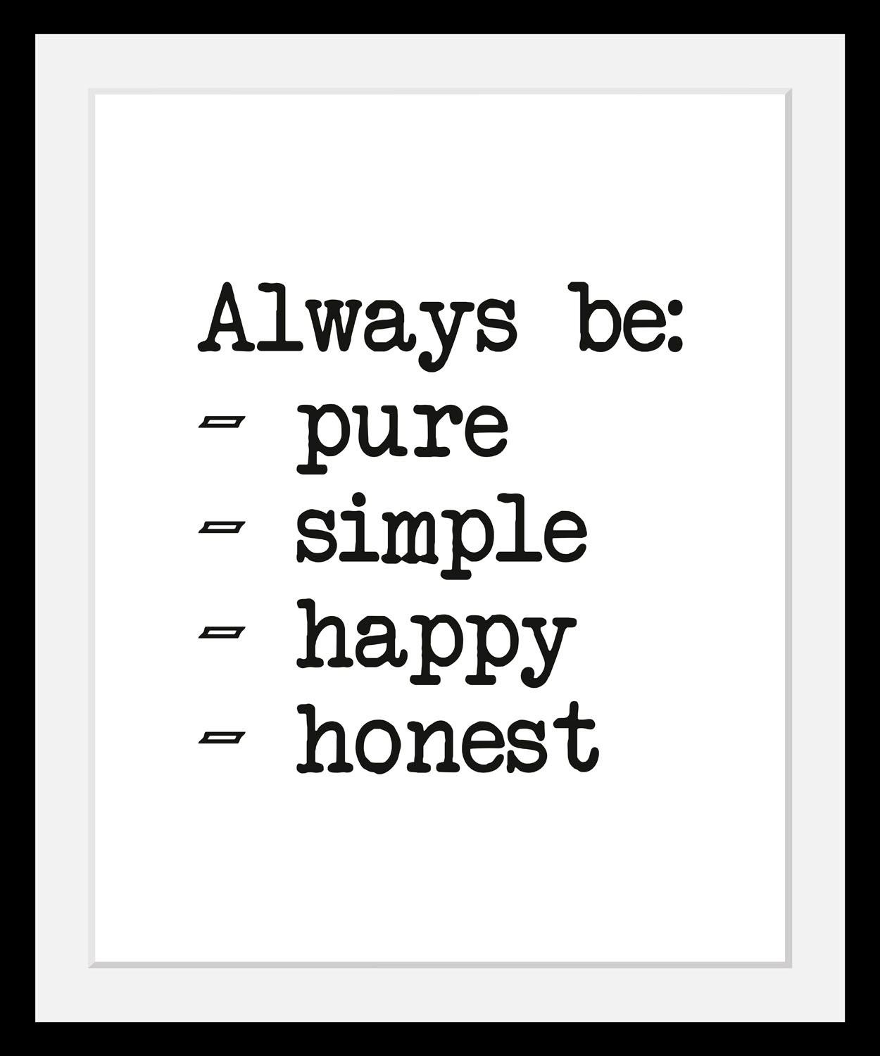 Image of queence Bild »Aufzählung«, in 3 Grössen, gerahmt bei Ackermann Versand Schweiz