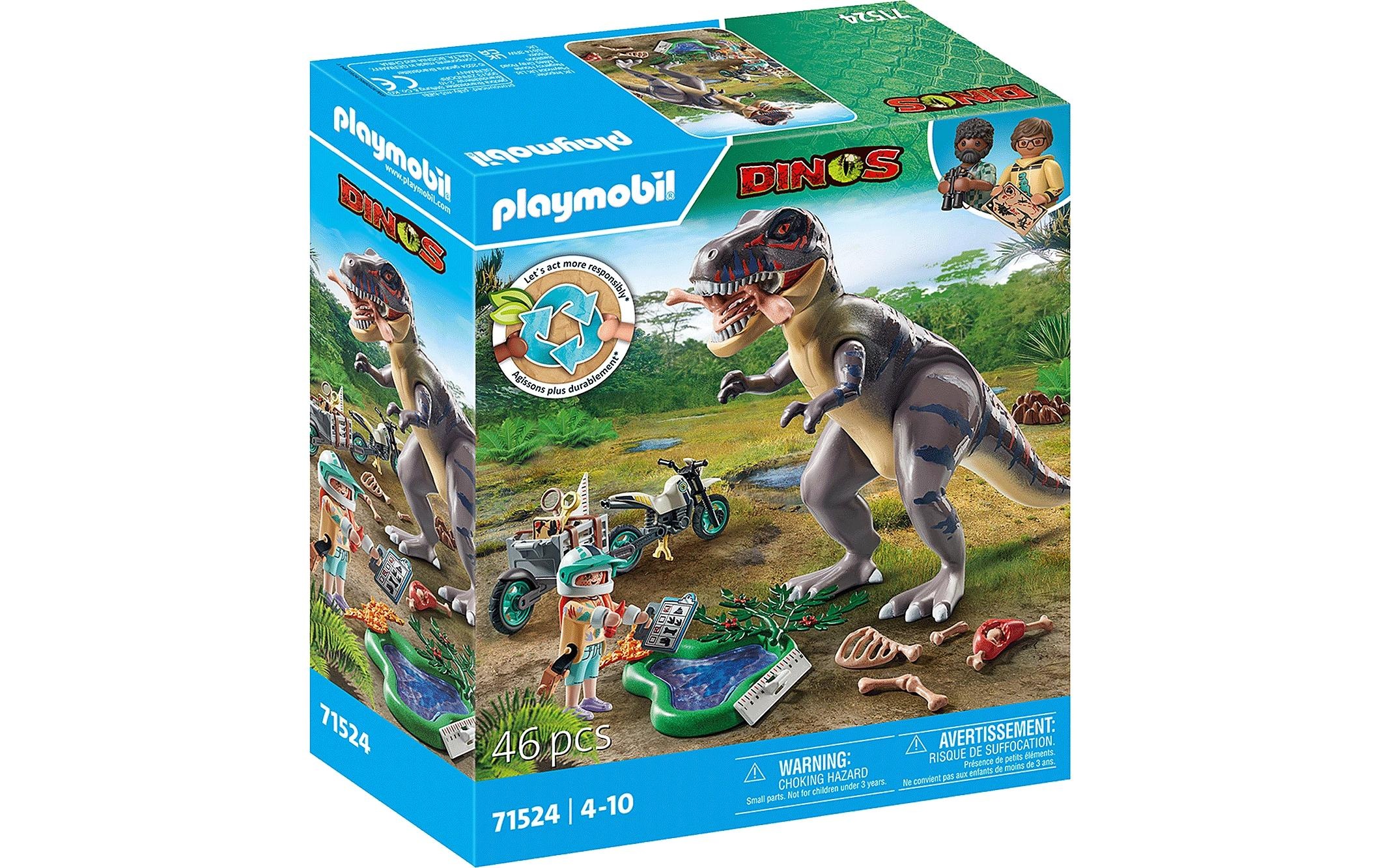 Image of Playmobil Spielbausteine "Dinos T-Rex-Spurensuche 71524"