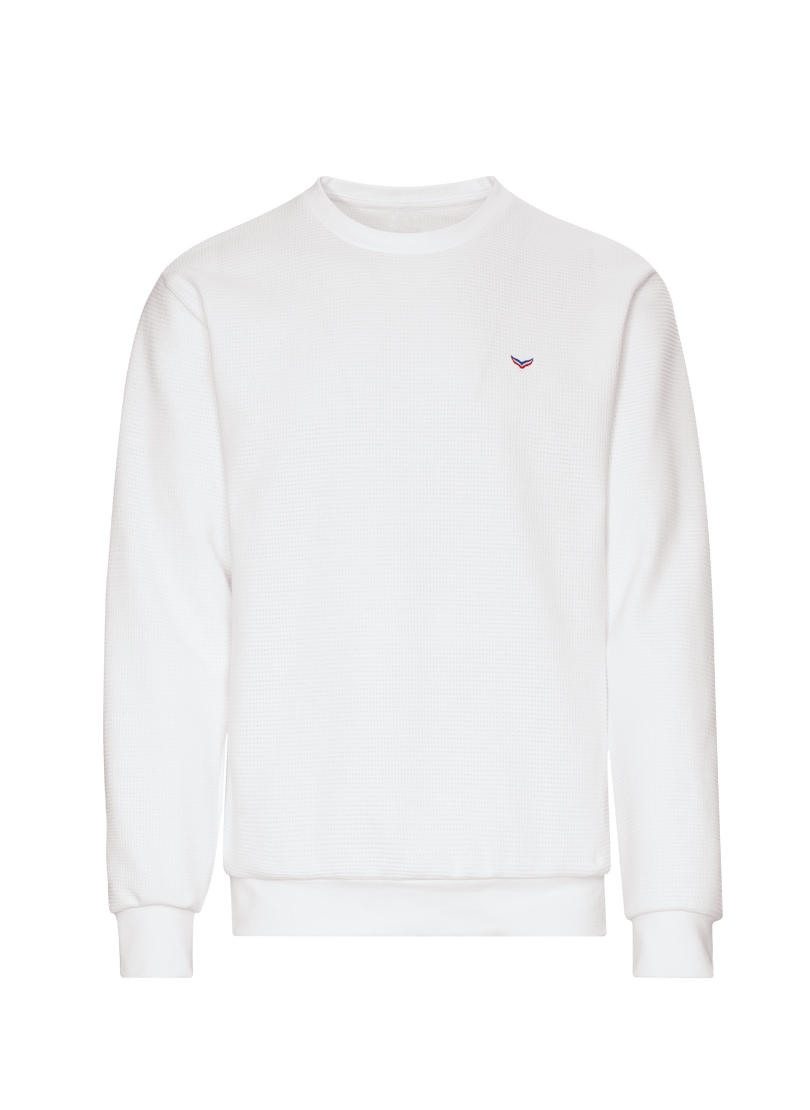 Trigema Sweatshirt »TRIGEMA Sweatshirt in Waffeloptik«
