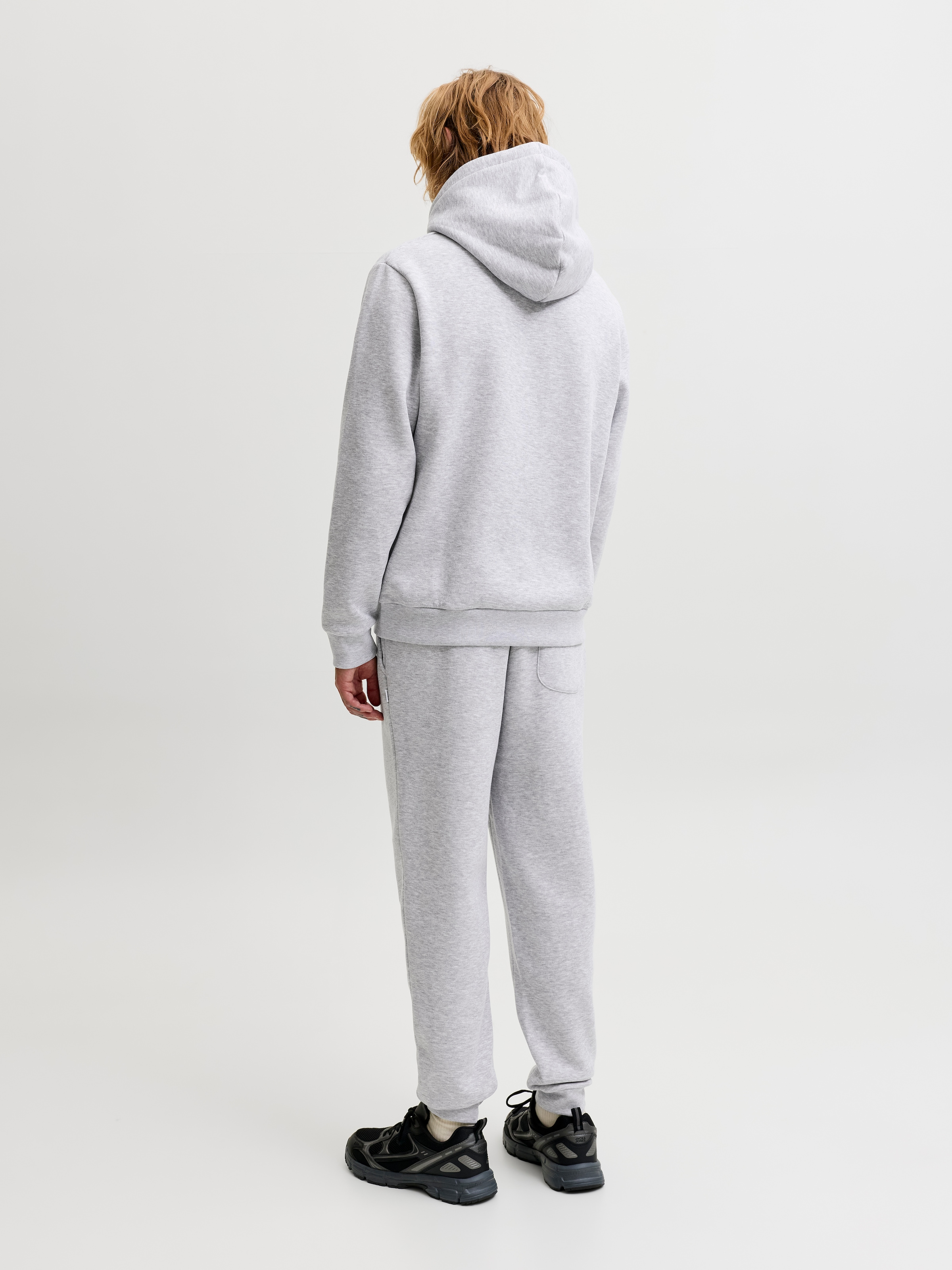 Jack & Jones Sweat à capuche »JJEBRADLEY SWEAT HOOD SET MP«, 2 Materialmix, locker geschnitten
