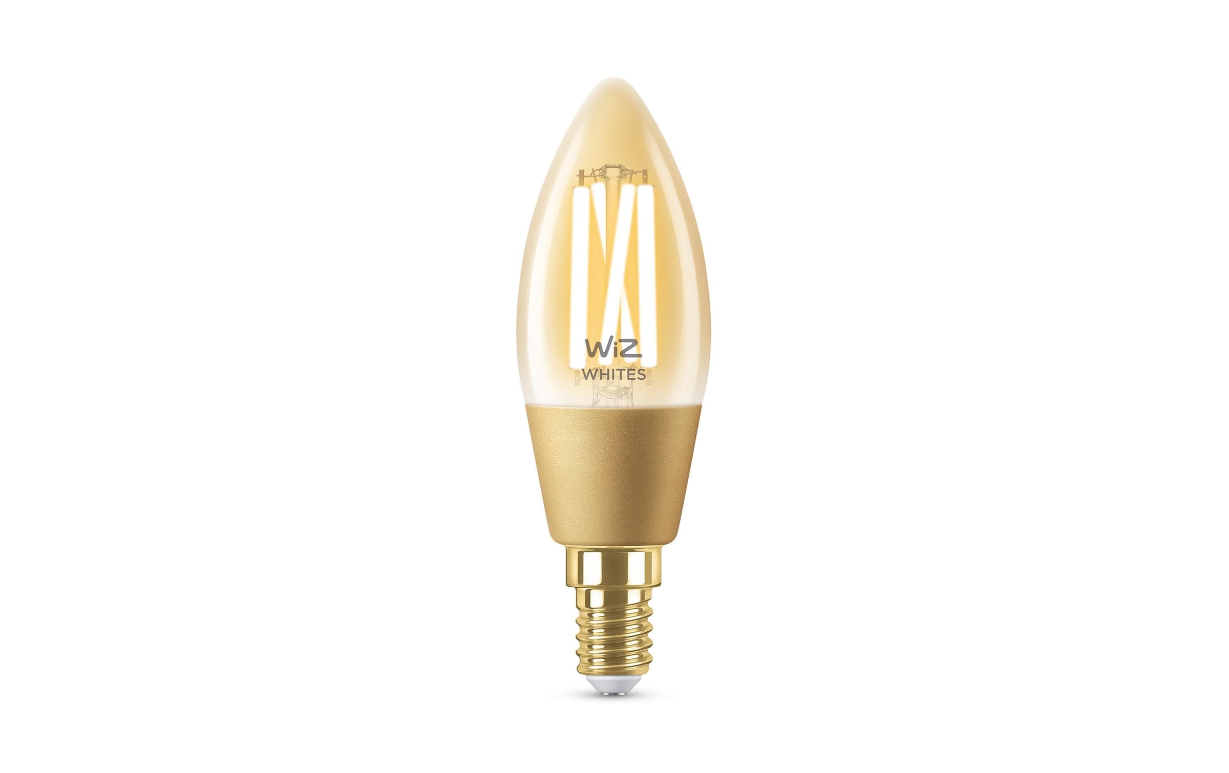 LED-Leuchtmittel »4.9W (25W) E14 B35 Filament Amber Einzelpack«, E14