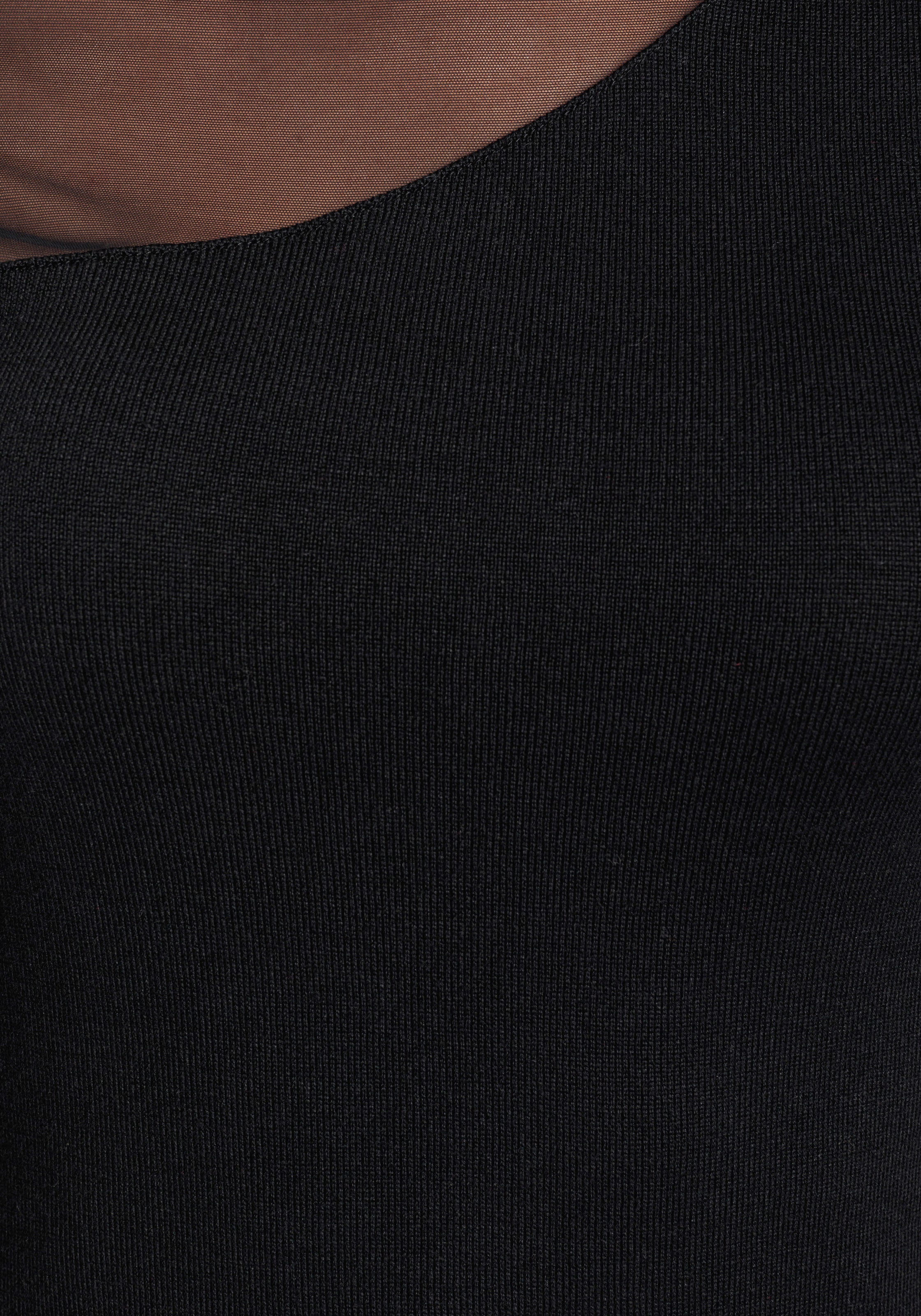 Melrose Strickkleid, mit eleganten Mesh-Details - NEUE KOLLEKTION