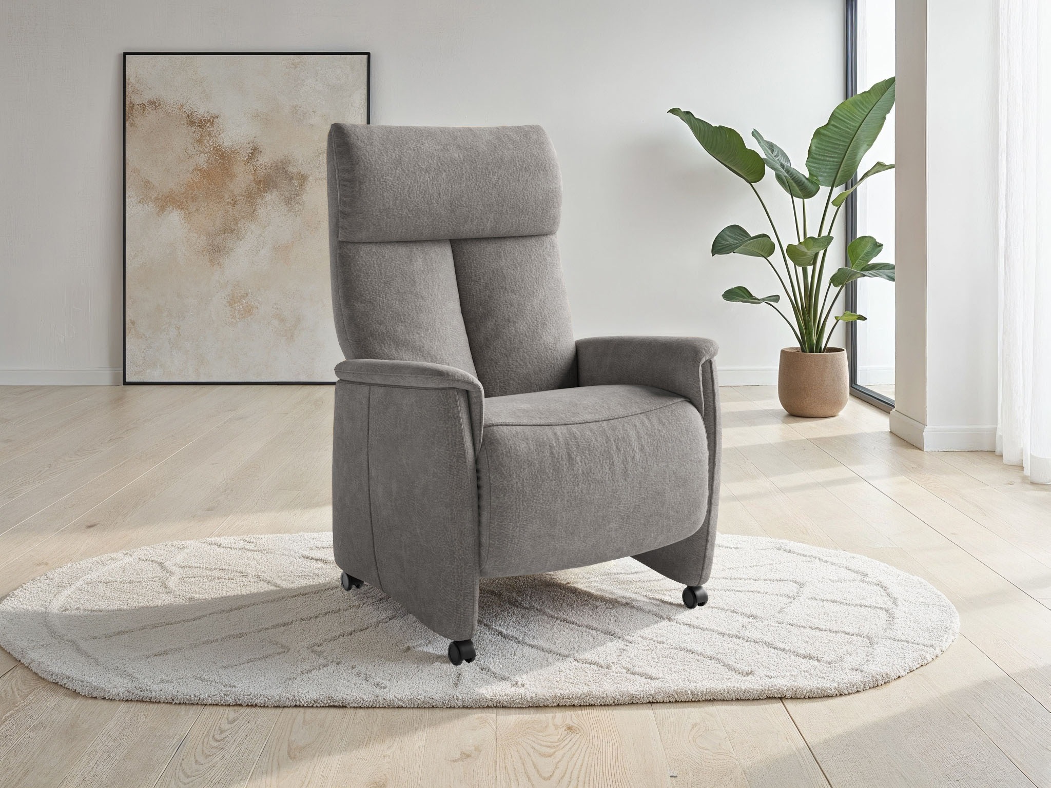 sit&more TV-Sessel "Cremona Comfort" wahlweise manuell oder elektrischer Funktion mit Akku