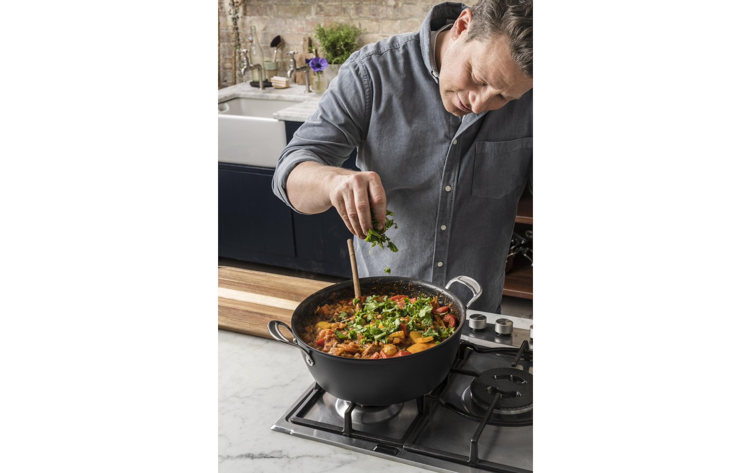 Tefal Bräter »Jamie Olivier Batch Cooking«, Aluminium