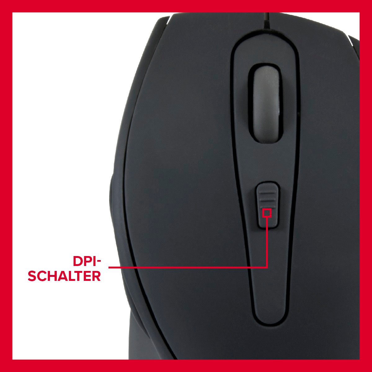 Speedlink Maus »AXON leise & antibakterielle Maus«, kabelgebunden, dpi-Schalter bis 2400 dpi, schwarz