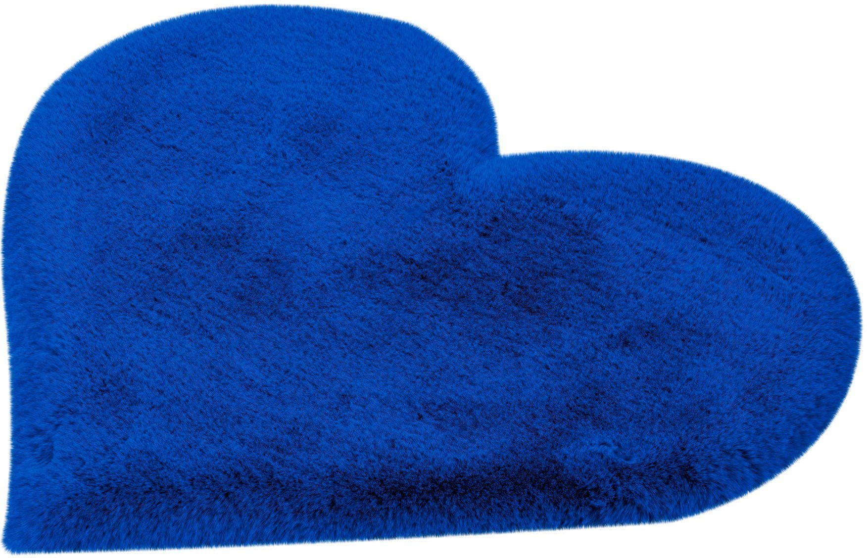 Image of Lüttenhütt Kinderteppich »Herz«, herzförmig, 36 mm Höhe, weich und flauschig, einfarbig, idealer Teppich fürs Kinderzimmer bei Ackermann Versand Schweiz