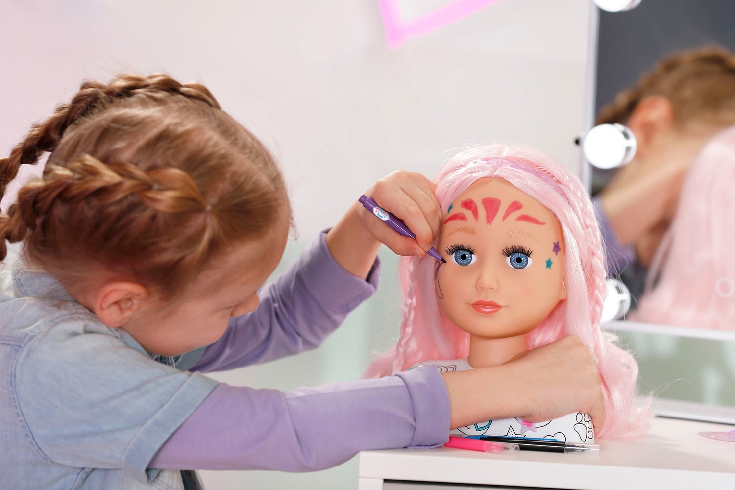 Baby Born Tête à coiffer »Stylingkopf Kreativ« mit Zubehör