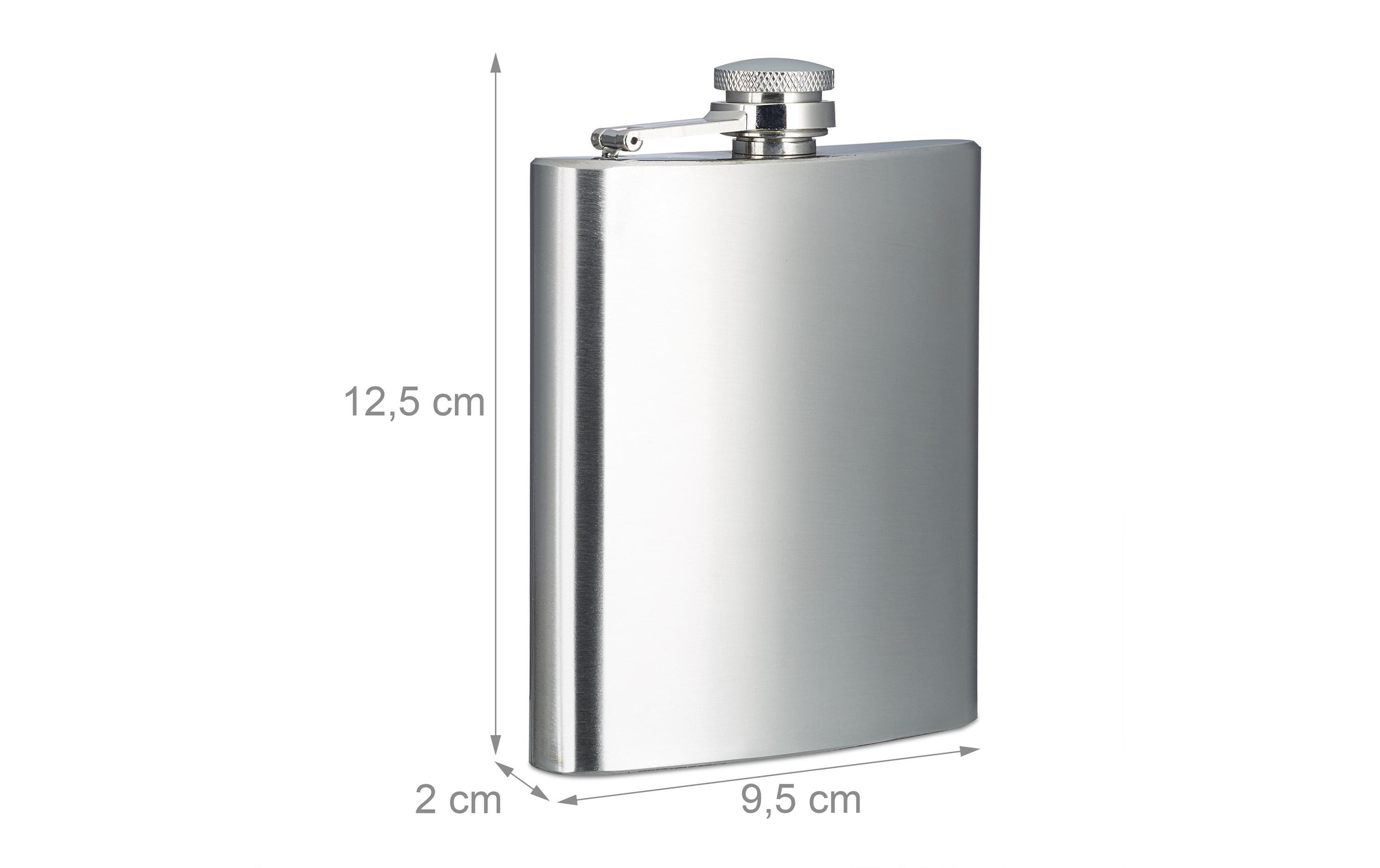 relaxdays Flachmann "10er Set, 200 ml"