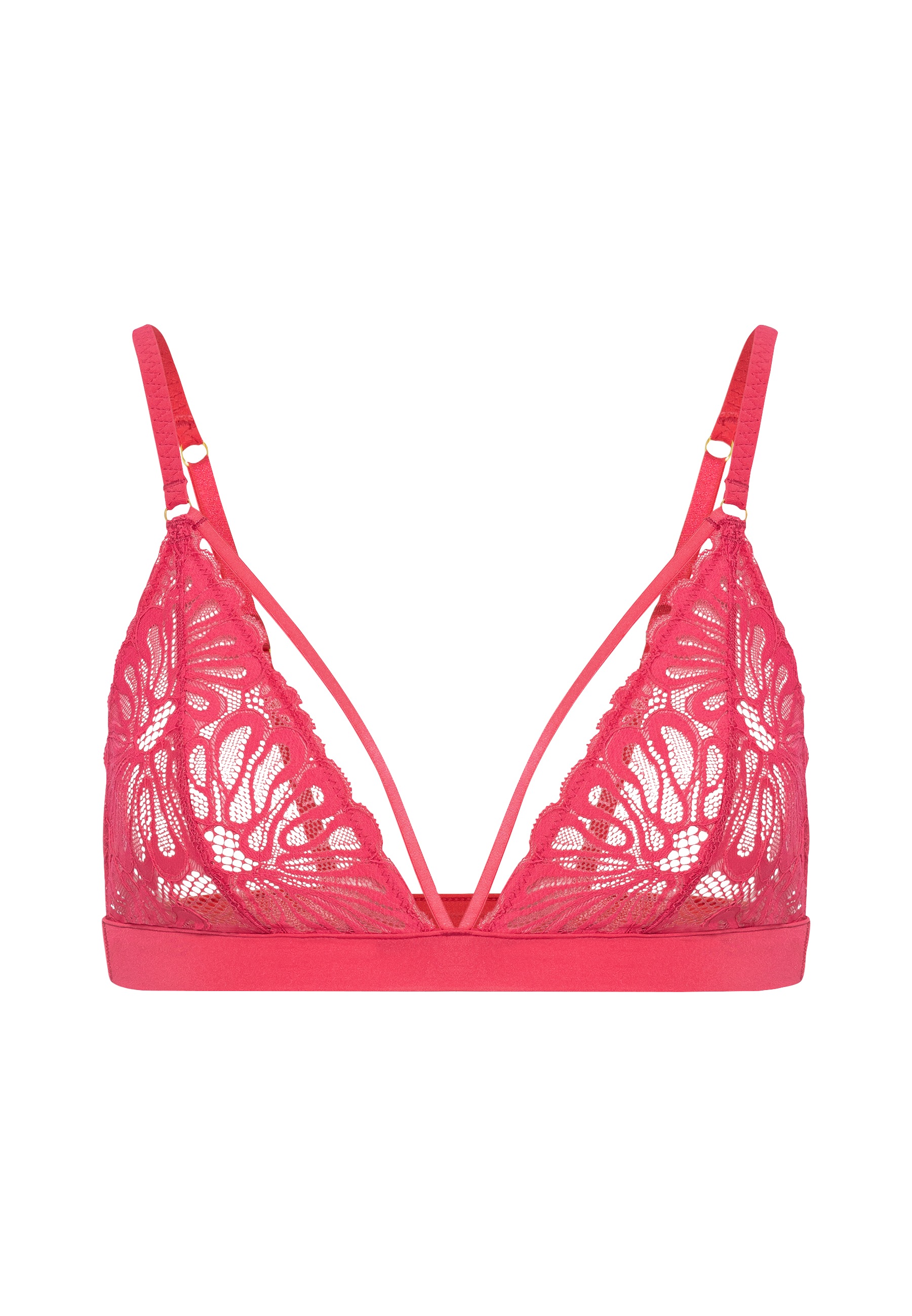 LSCN by LASCANA Bralette, aus blättriger Spitze