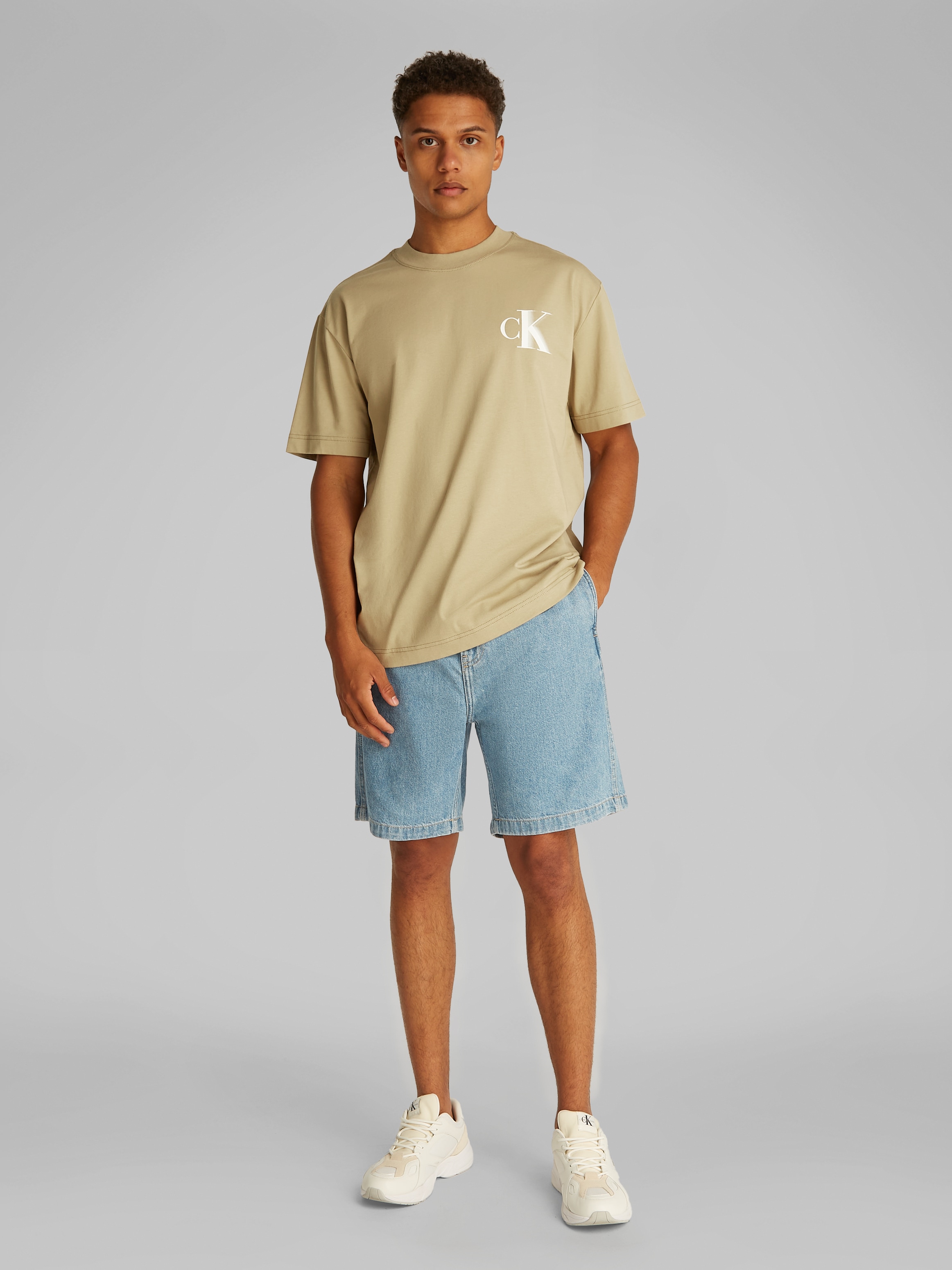Calvin Klein Jeans T-Shirt »BOLD CK TEE«, mit grossem Logo am Rücken