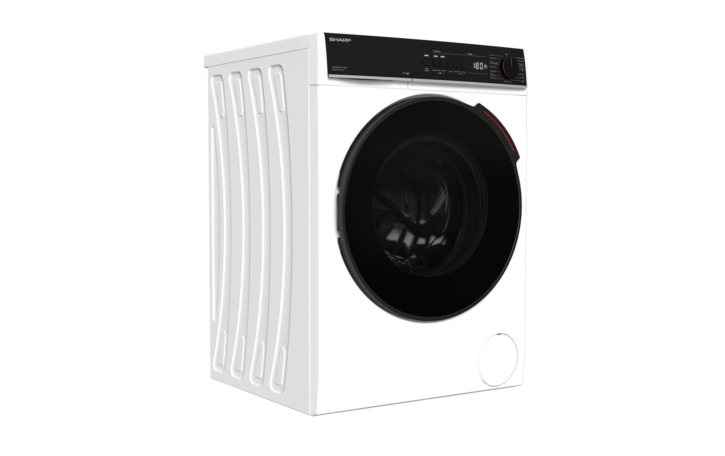   Waschmaschine »ES-WNFB814CWDA-CH Links« 8 kg 1400 U/min